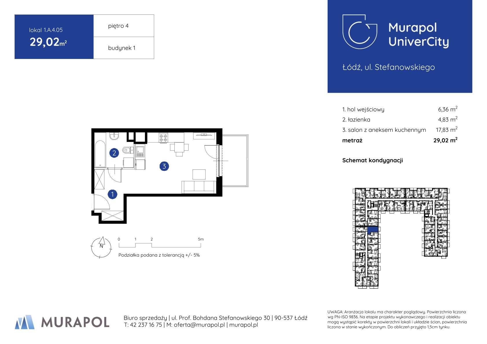Murapol UniverCity – inwestycja Murapol - lokal 1.A.4.05, budynek A