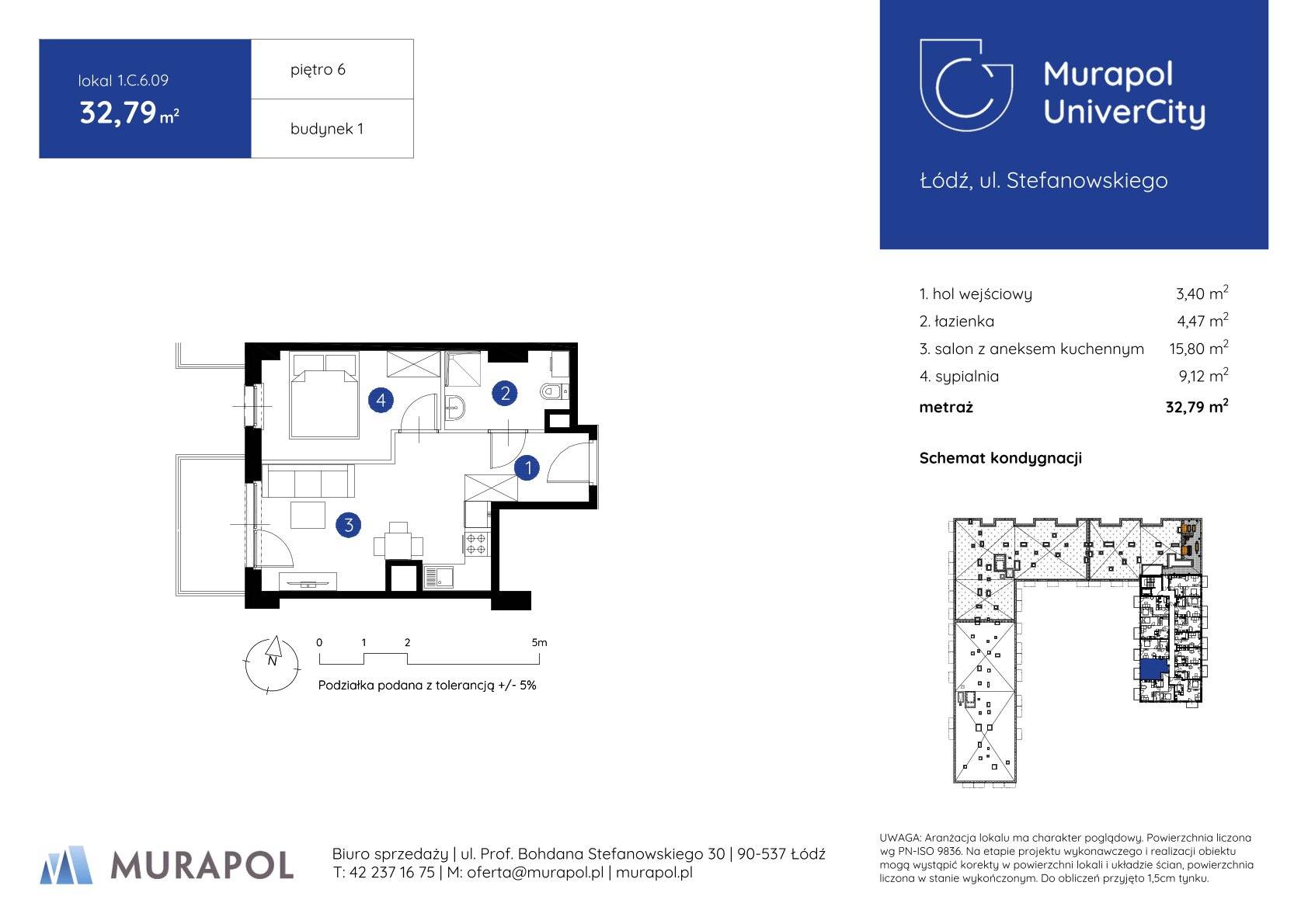 Murapol UniverCity – inwestycja Murapol - lokal 1.C.6.09, budynek C