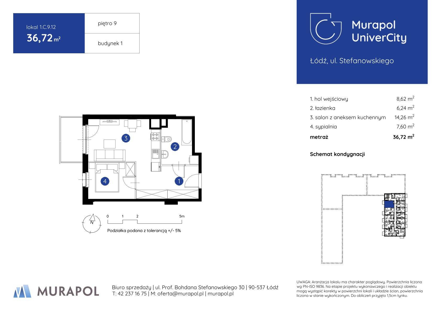 Murapol UniverCity – inwestycja Murapol - lokal 1.C.9.12, budynek C