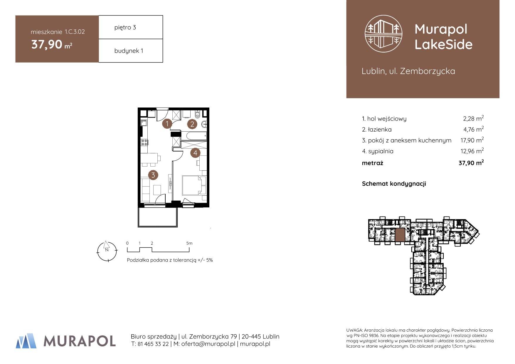 Murapol LakeSide – inwestycja Murapol - lokal 1.C.3.02, budynek C