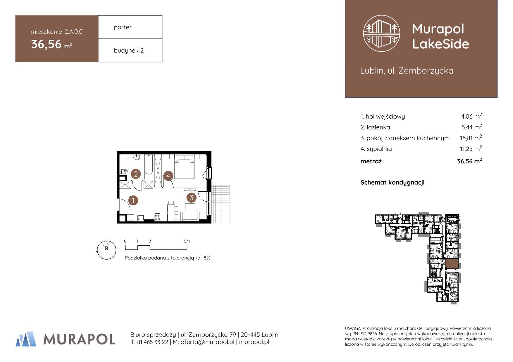 Murapol LakeSide – inwestycja Murapol - lokal 2.A.0.01, budynek A