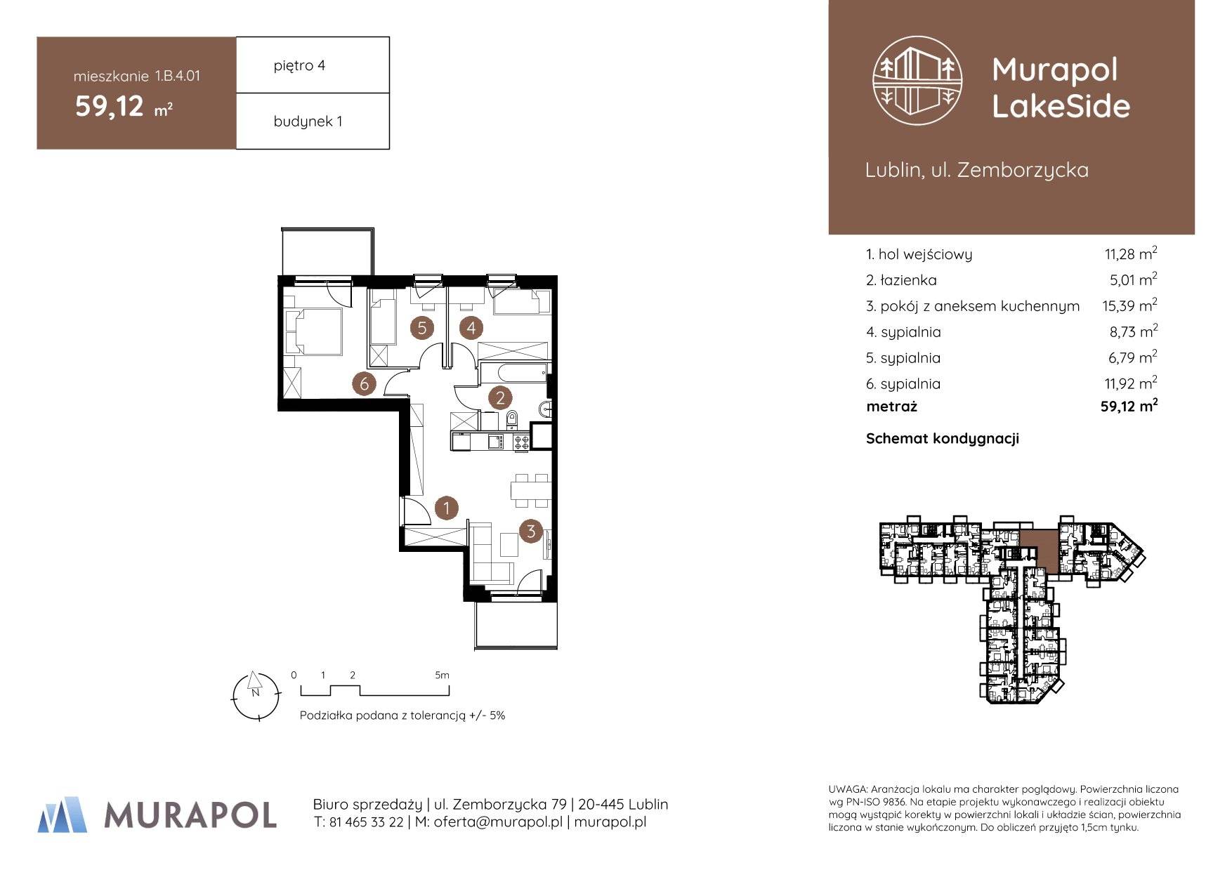 Murapol LakeSide – inwestycja Murapol - lokal 1.B.4.01, budynek B