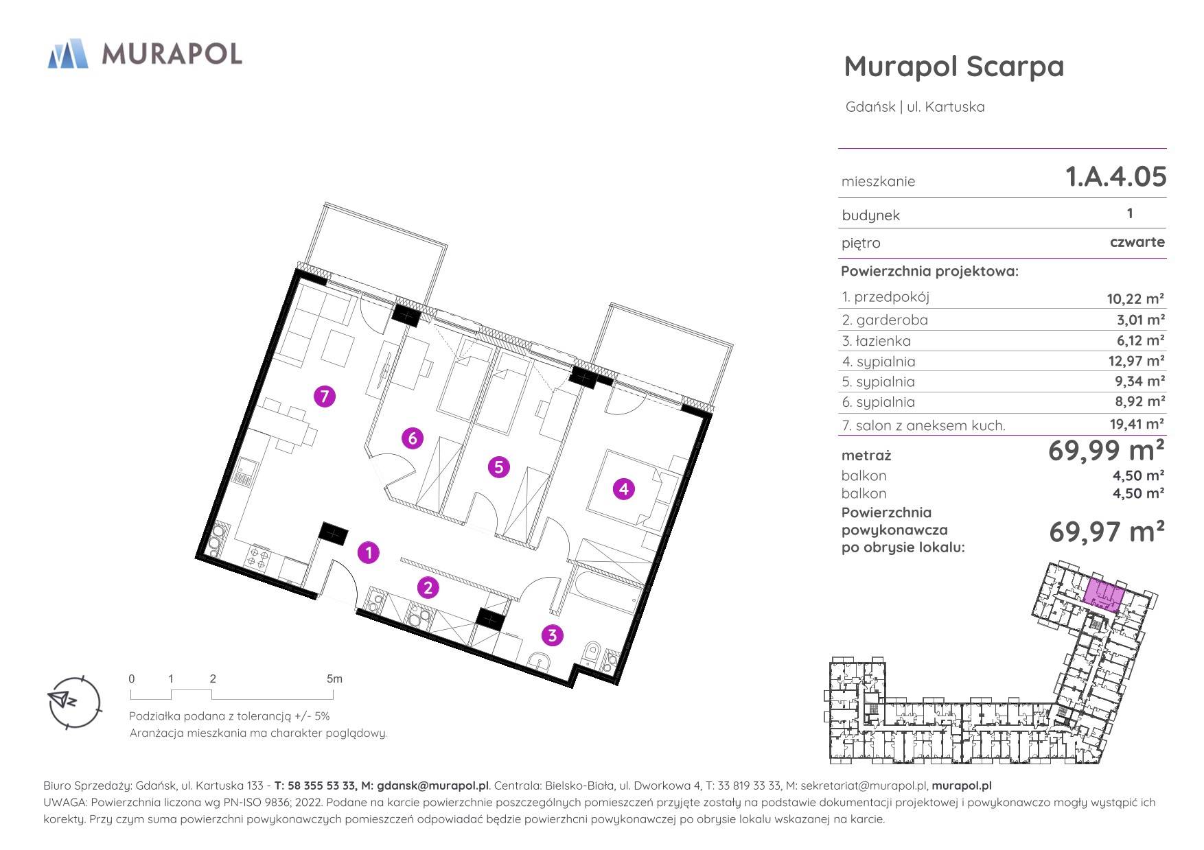 Murapol Scarpa – inwestycja Murapol - lokal 1.A.4.05, budynek A