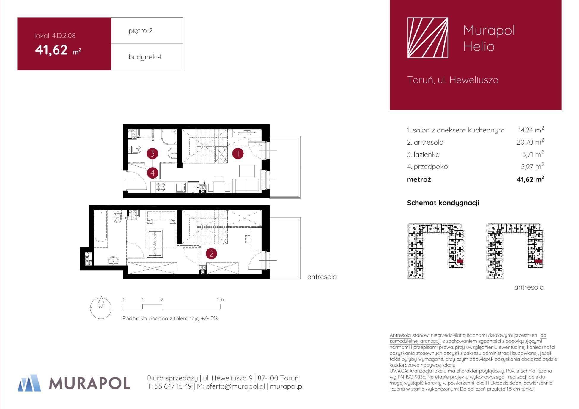 Murapol Helio – inwestycja Murapol - lokal 4.D.2.08, budynek D