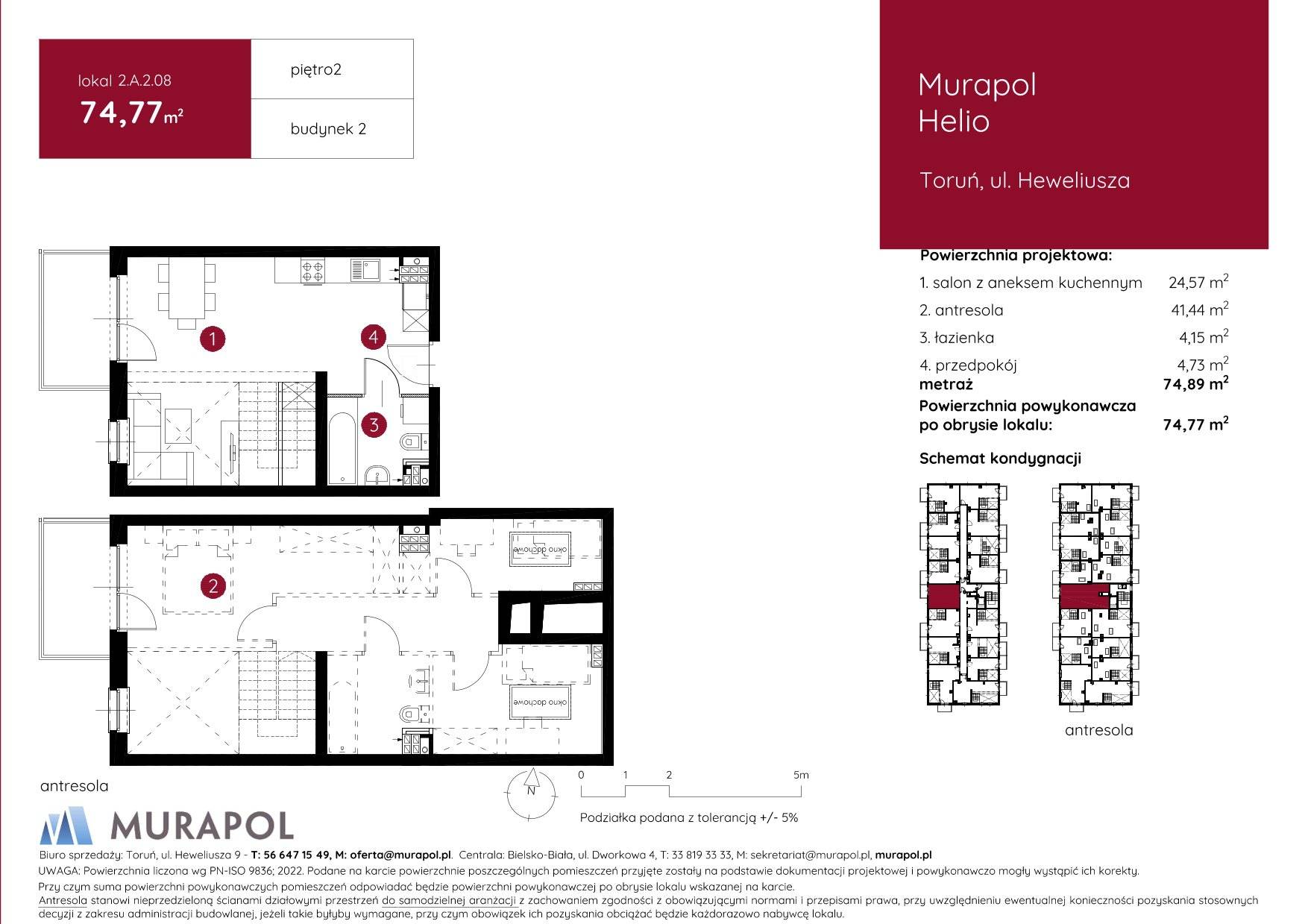 Murapol Helio – inwestycja Murapol - lokal 2.A.2.08, budynek A