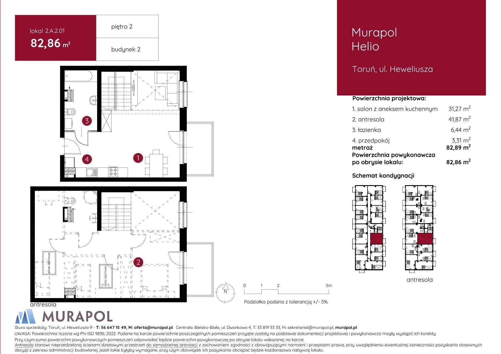 Murapol Helio – inwestycja Murapol - lokal 2.A.2.01, budynek A