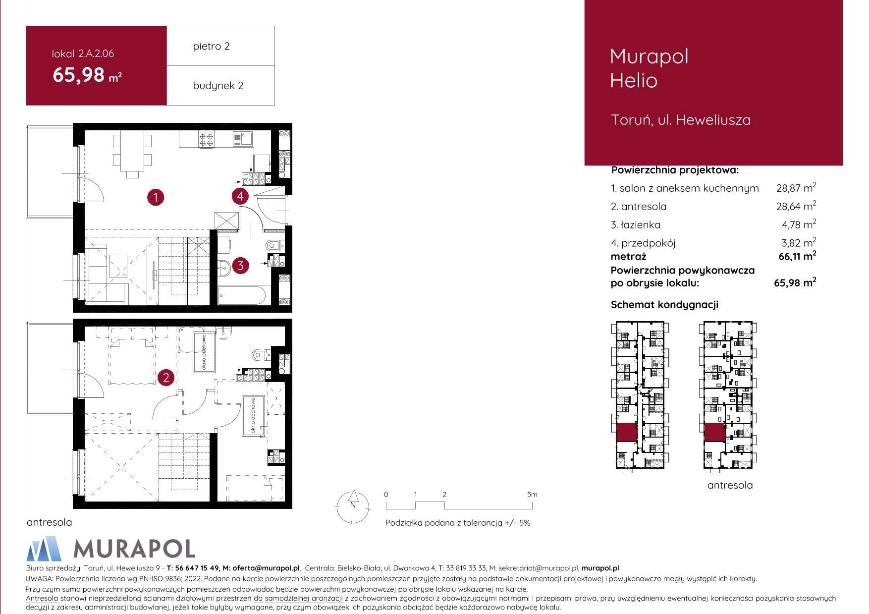 Murapol Helio – inwestycja Murapol - lokal 2.A.2.06, budynek A