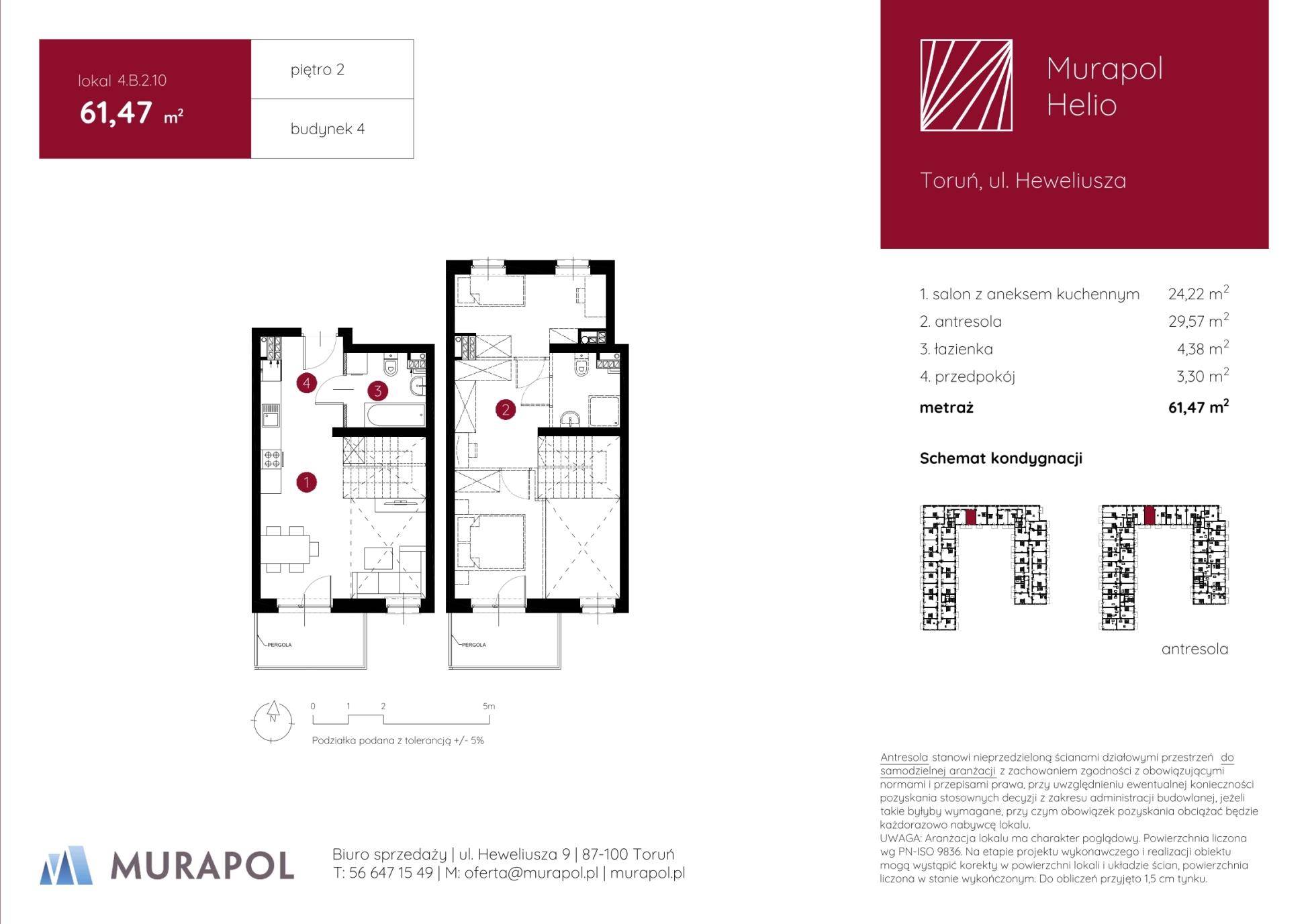 Murapol Helio – inwestycja Murapol - lokal 4.B.2.10, budynek B