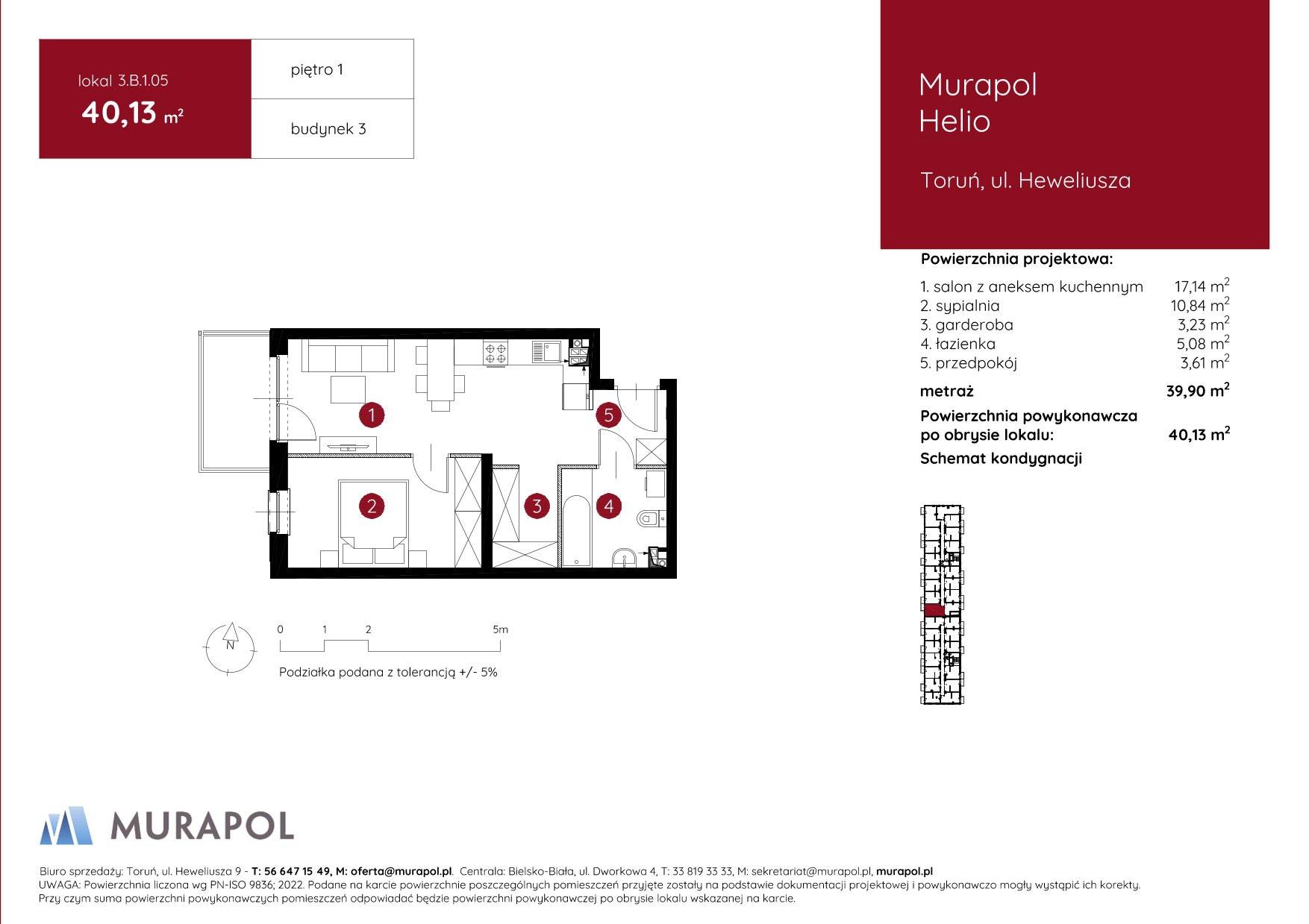 Murapol Helio – inwestycja Murapol - lokal 3.B.1.05, budynek B