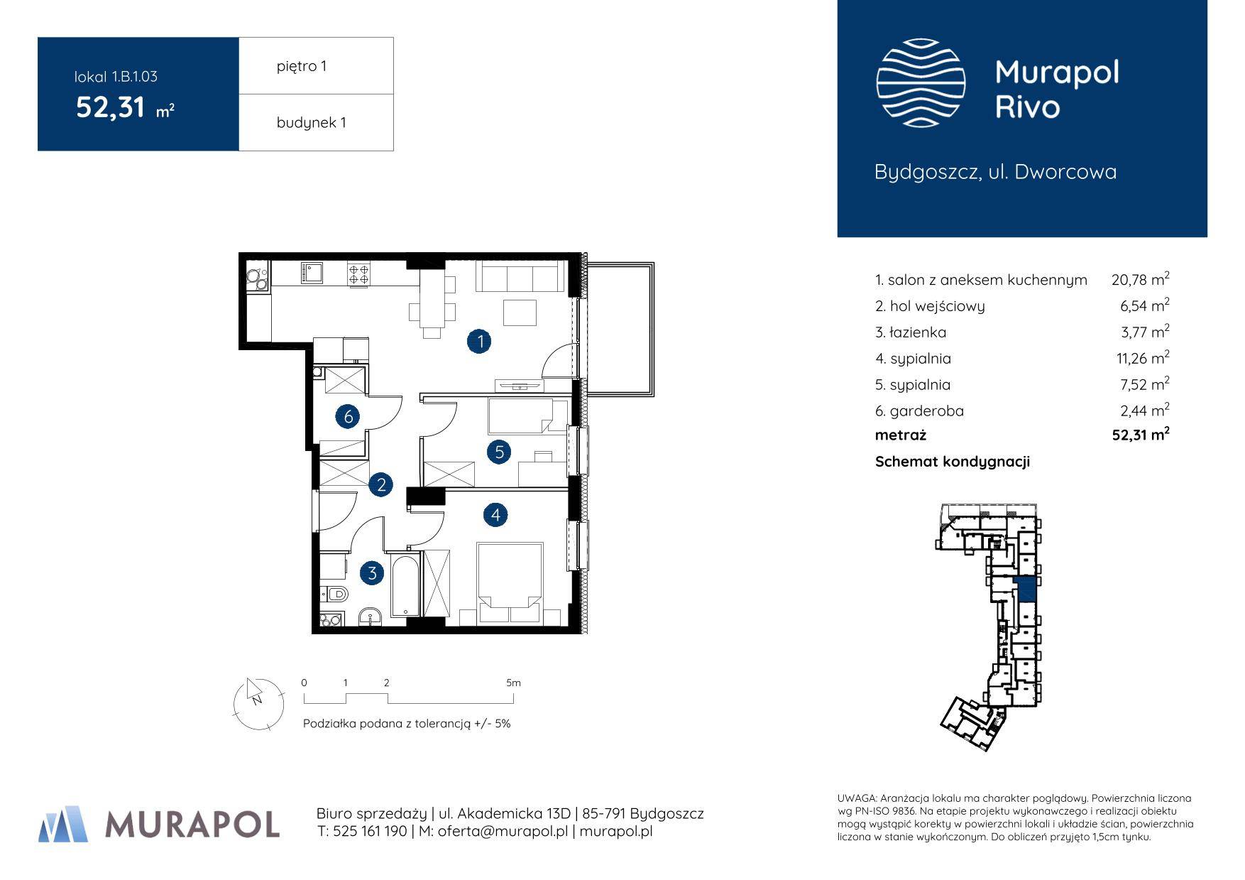Murapol Rivo – inwestycja Murapol - lokal 1.B.1.03, budynek B