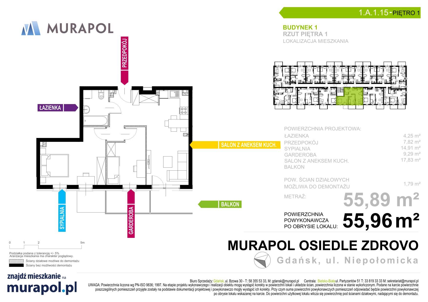 Murapol Osiedle Zdrovo 2 - lokal 1.A.1.15, budynek A