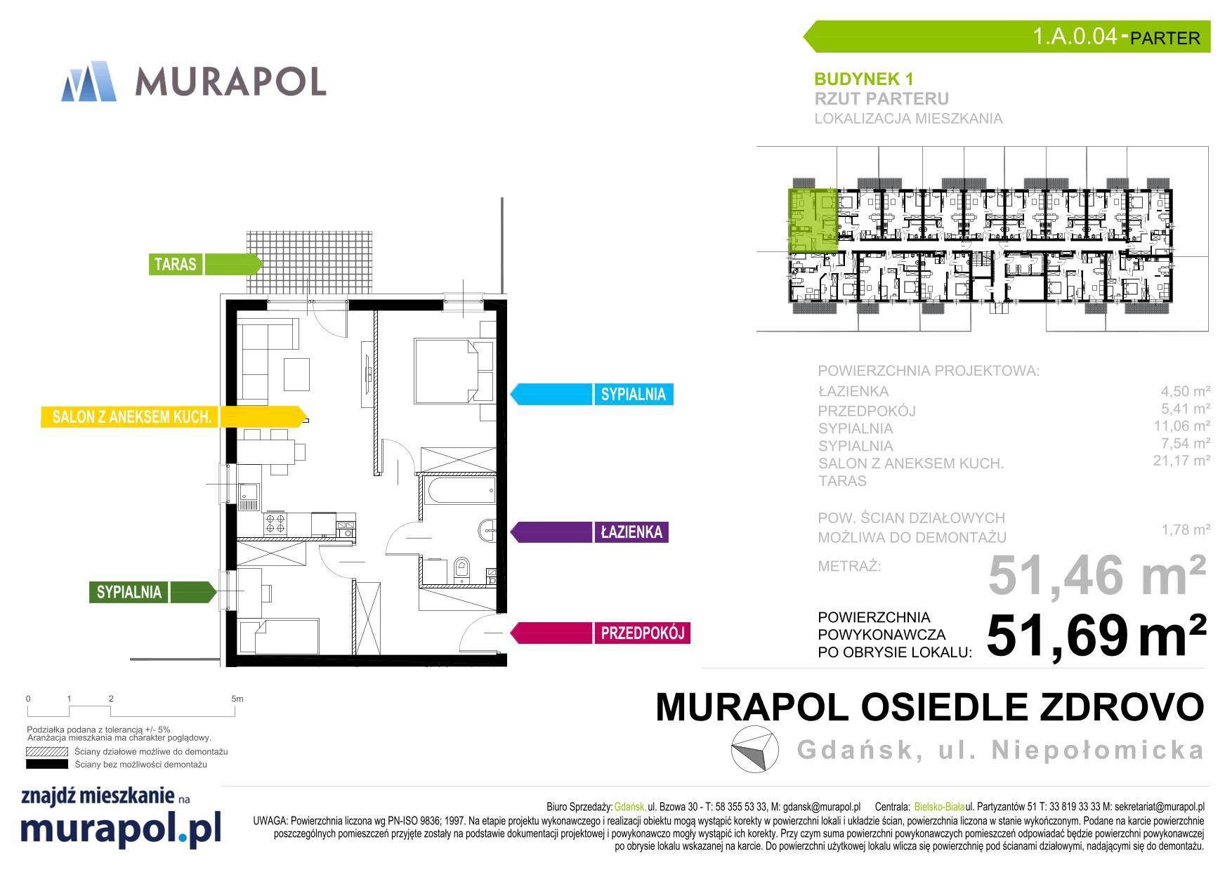 Murapol Osiedle Zdrovo 2 - lokal 1.A.0.04, budynek A