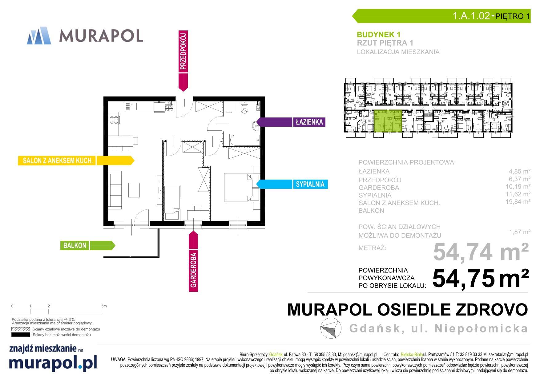 Murapol Osiedle Zdrovo 2 - lokal 1.A.1.02, budynek A