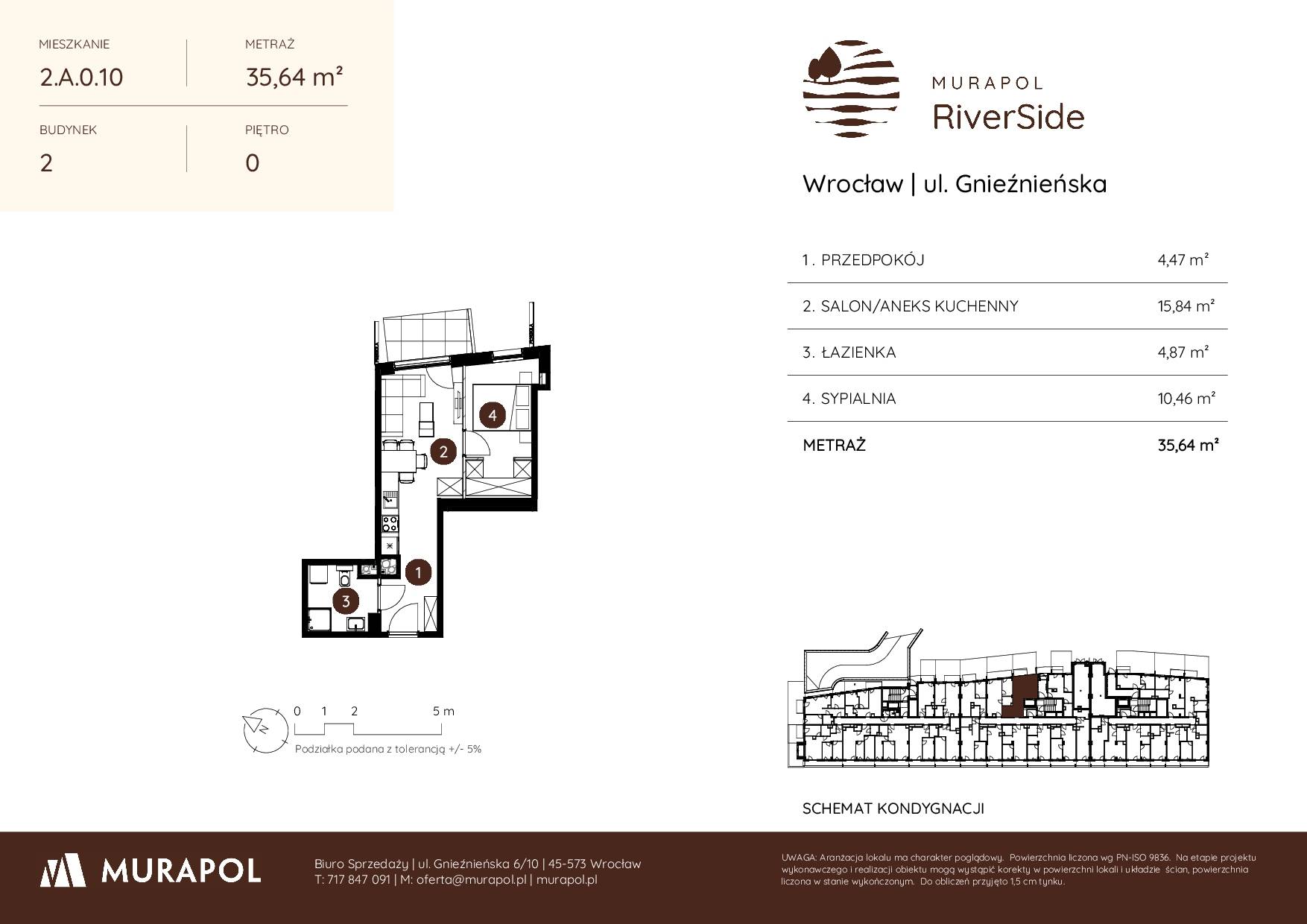 Murapol RiverSide – inwestycja Murapol - lokal 2.A.0.10, budynek A