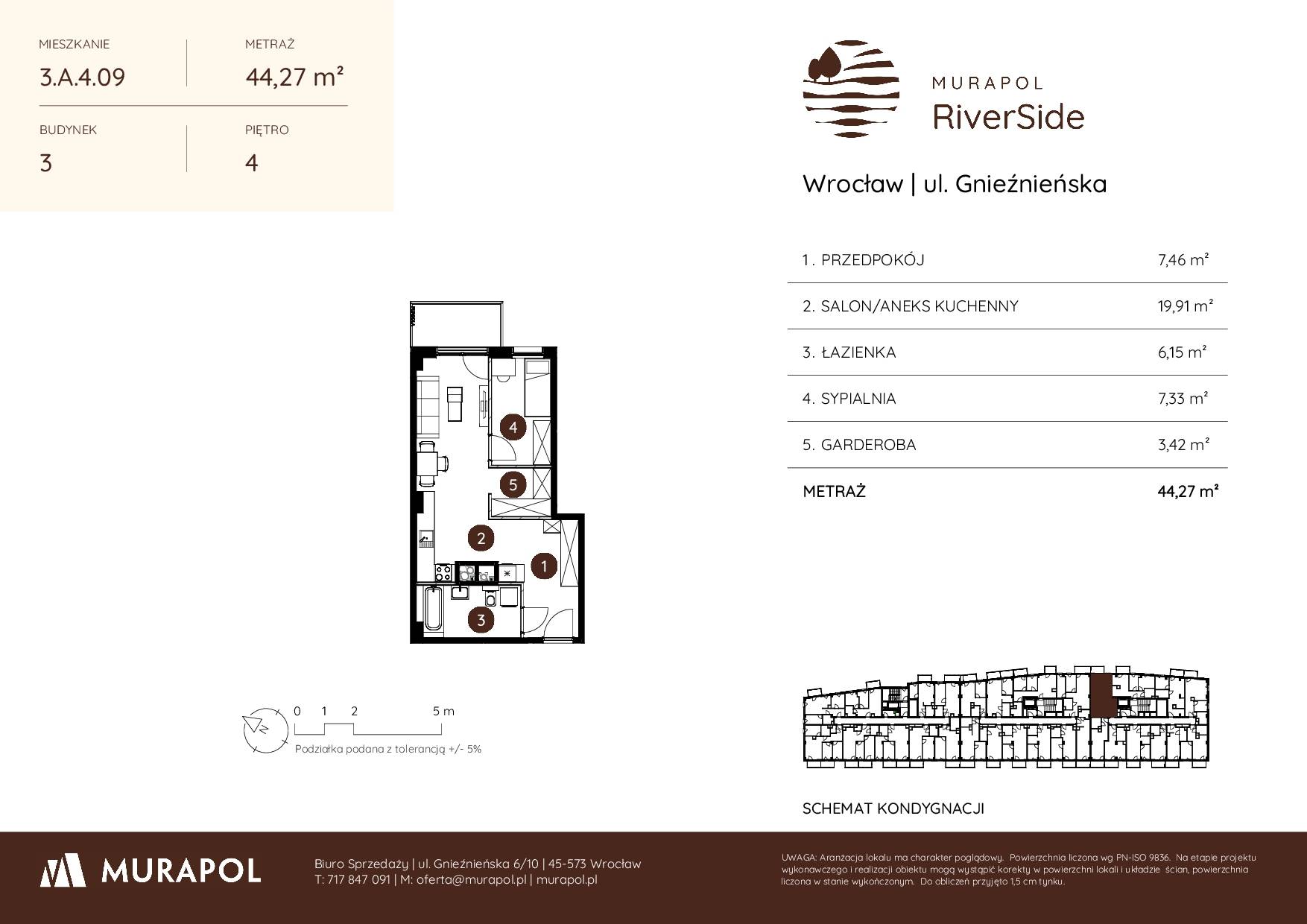 Murapol RiverSide – inwestycja Murapol - lokal 3.A.4.09, budynek A