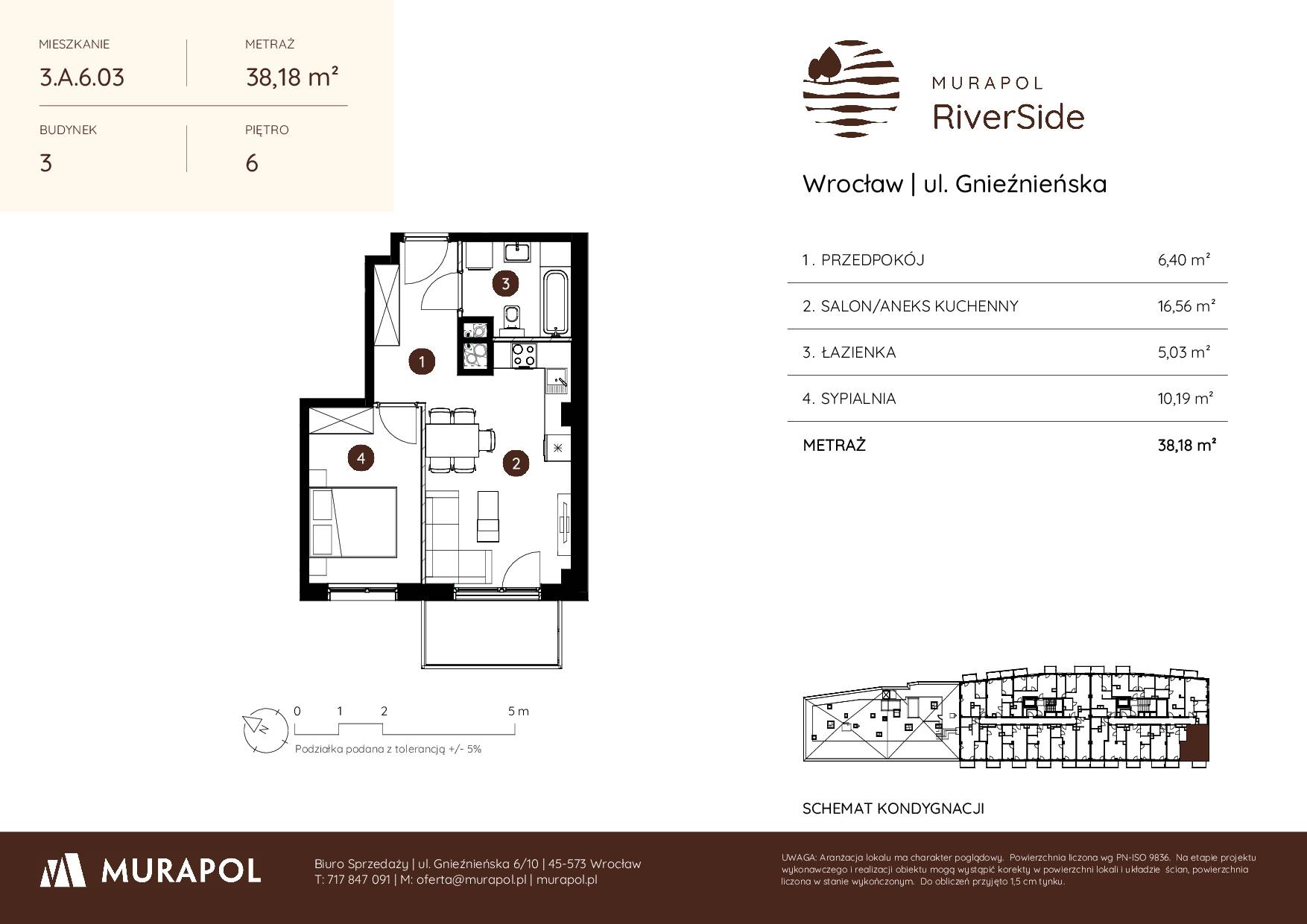 Murapol RiverSide – inwestycja Murapol - lokal 3.A.6.03, budynek A