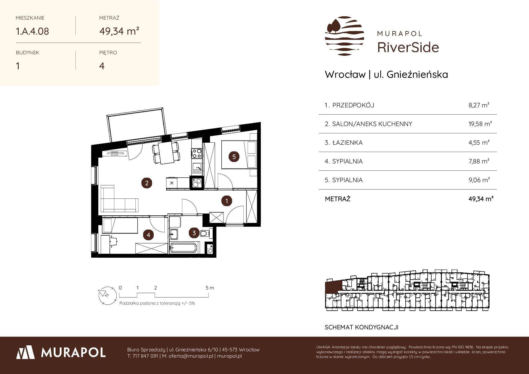 Murapol RiverSide – inwestycja Murapol - lokal 1.A.4.08, budynek A