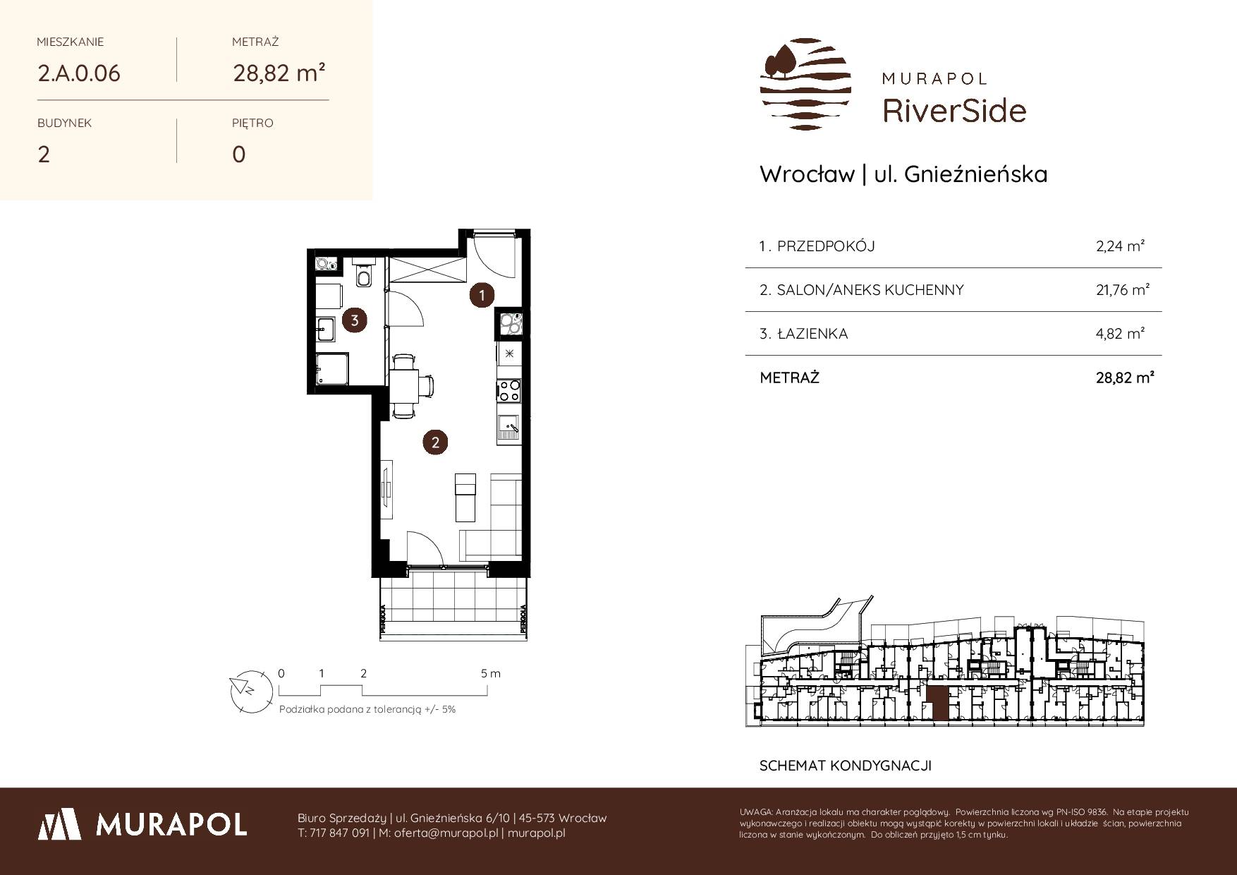 Murapol RiverSide – inwestycja Murapol - lokal 2.A.0.06, budynek A