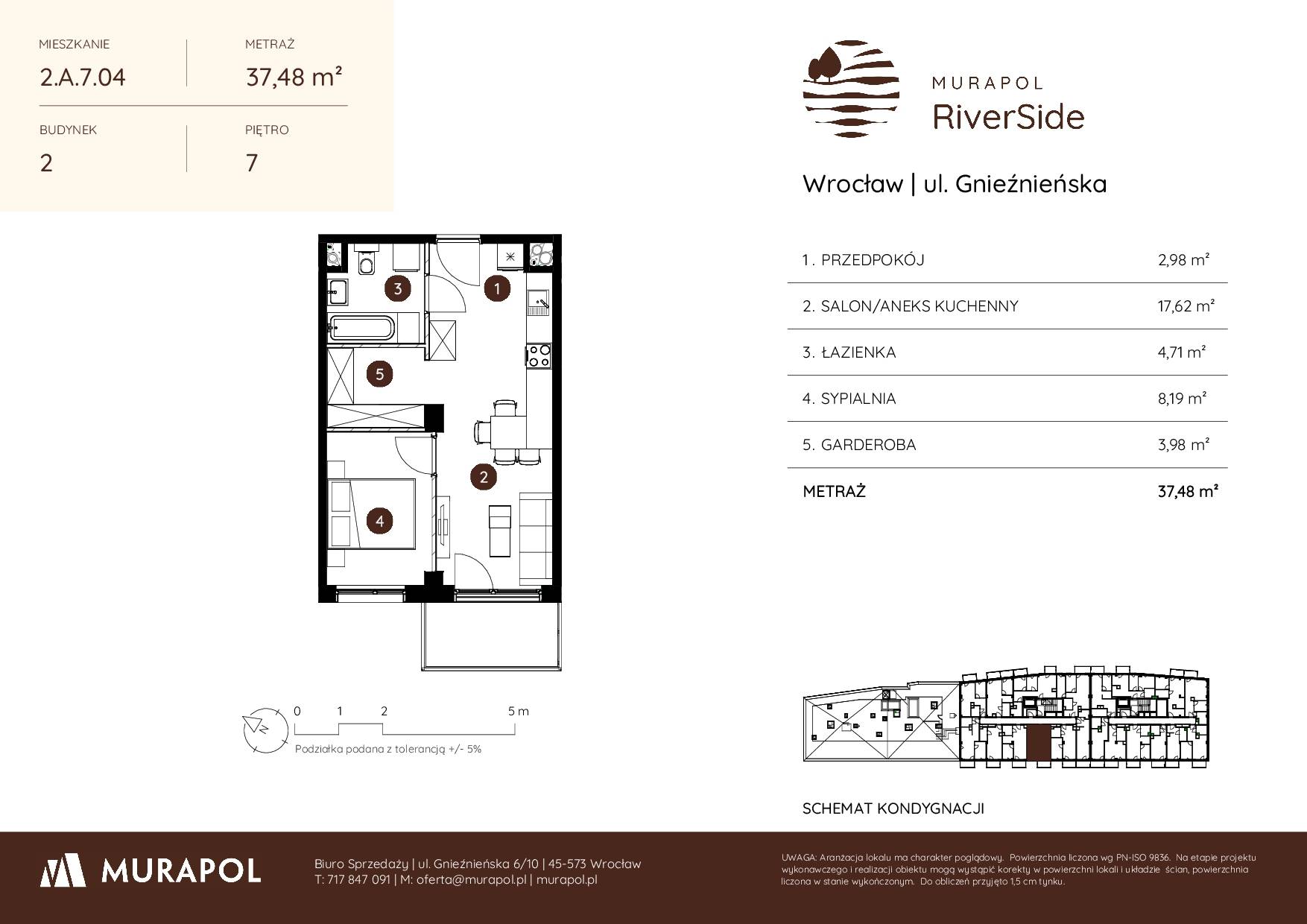 Murapol RiverSide – inwestycja Murapol - lokal 2.A.7.04, budynek A
