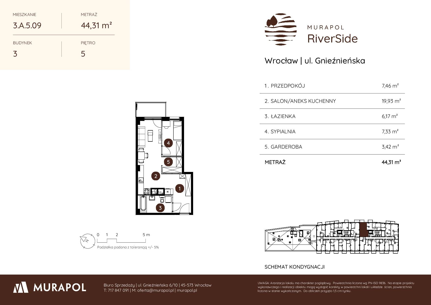 Murapol RiverSide – inwestycja Murapol - lokal 3.A.5.09, budynek A