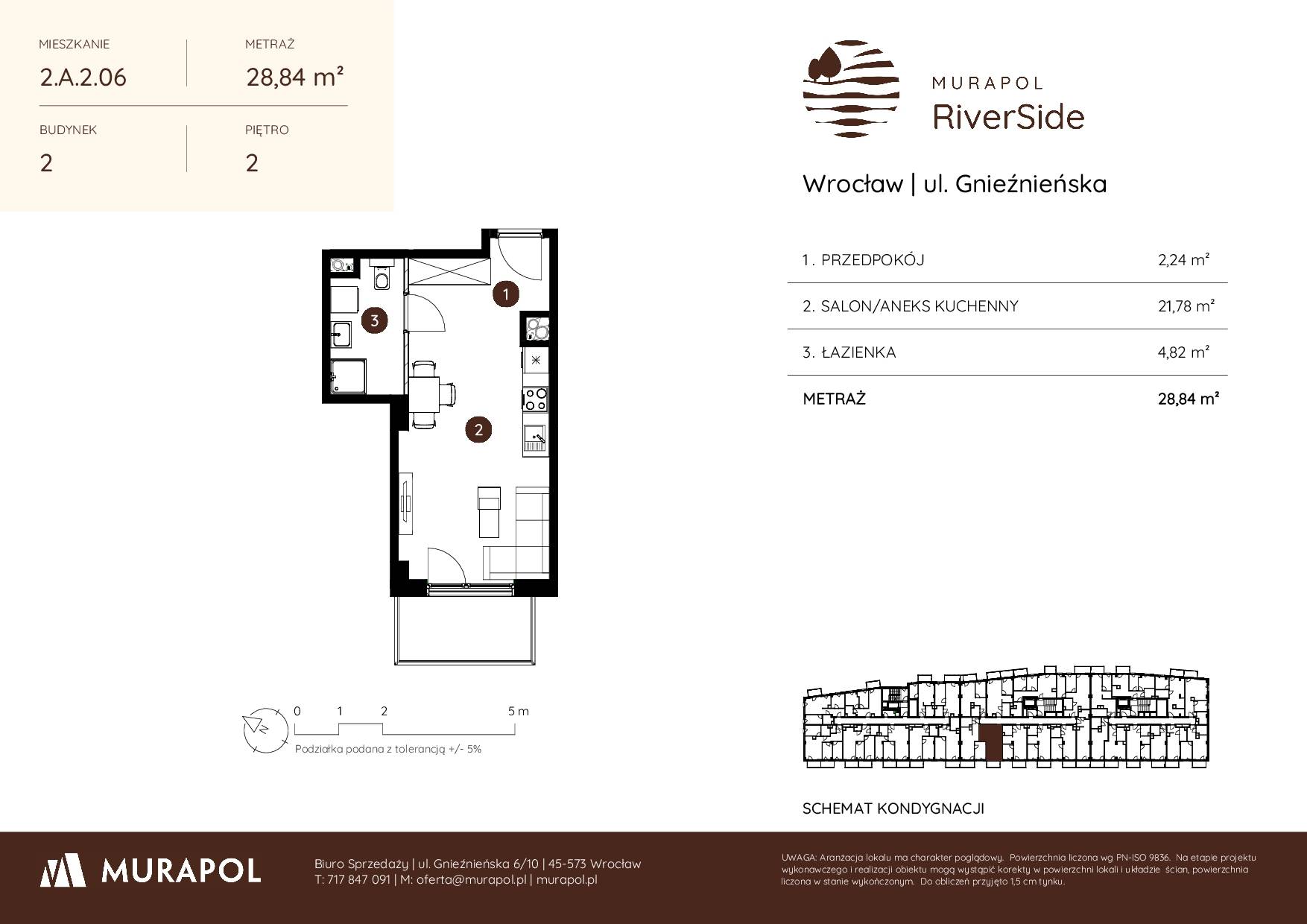 Murapol RiverSide – inwestycja Murapol - lokal 2.A.2.06, budynek A