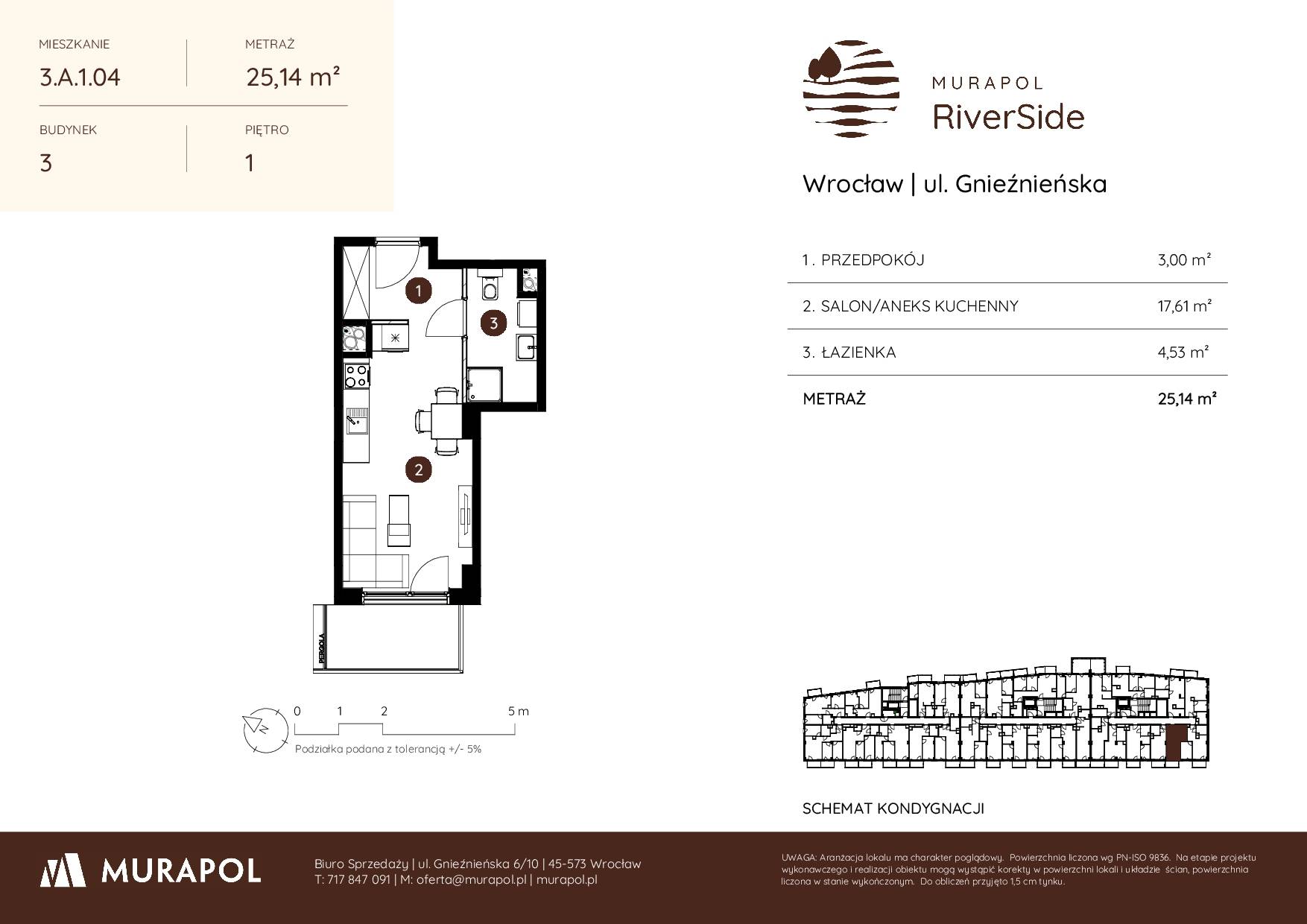Murapol RiverSide – inwestycja Murapol - lokal 3.A.1.04, budynek A