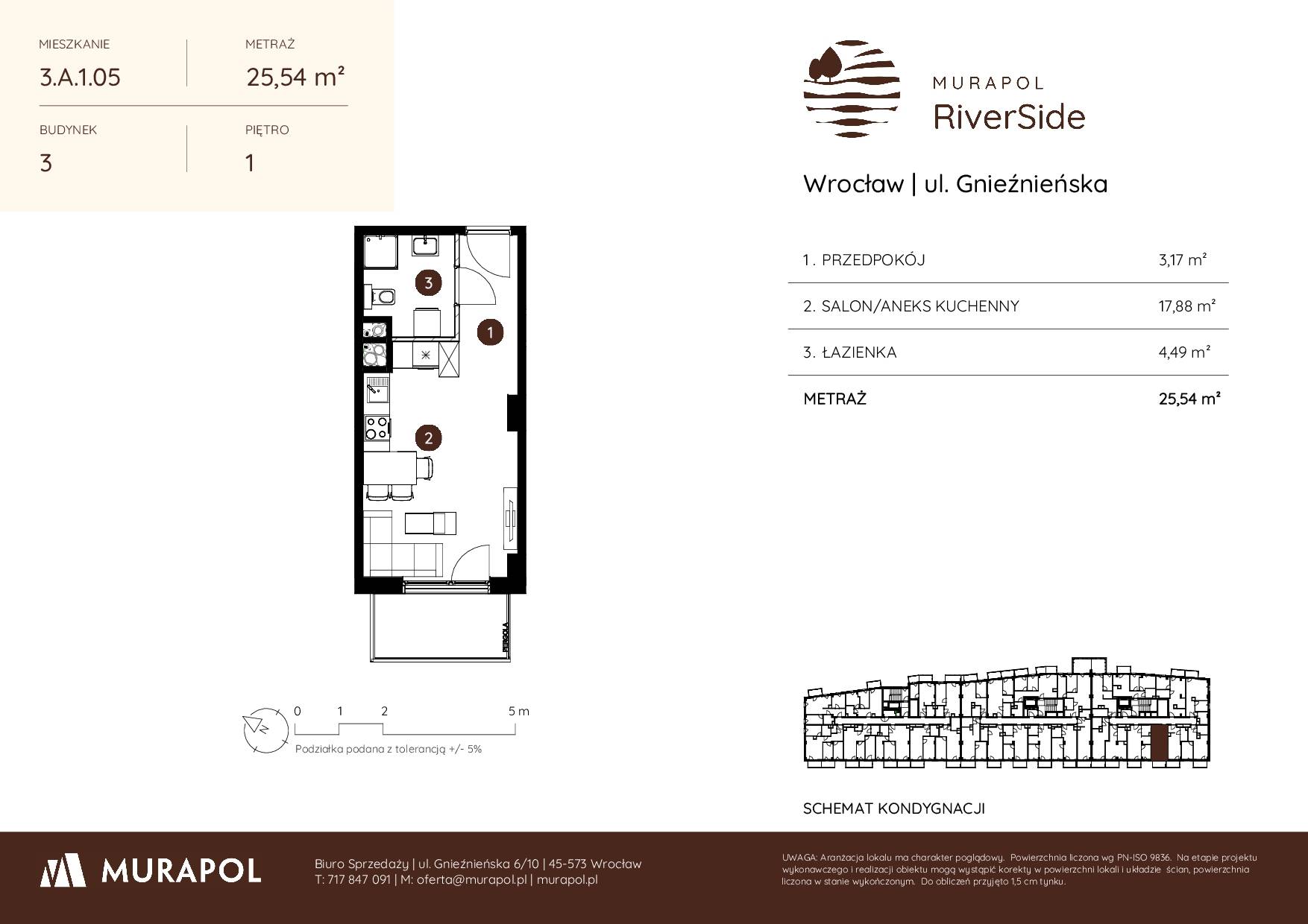 Murapol RiverSide – inwestycja Murapol - lokal 3.A.1.05, budynek A