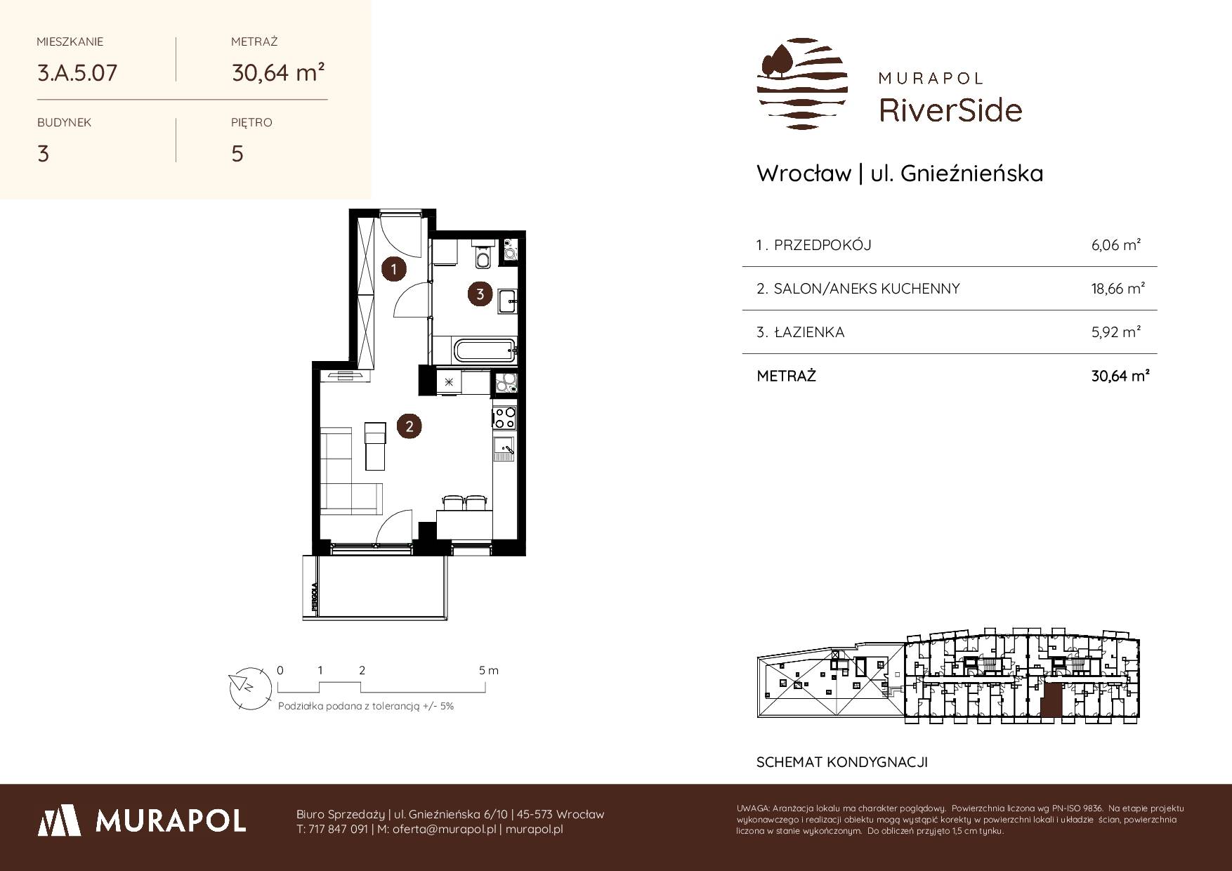 Murapol RiverSide – inwestycja Murapol - lokal 3.A.5.07, budynek A