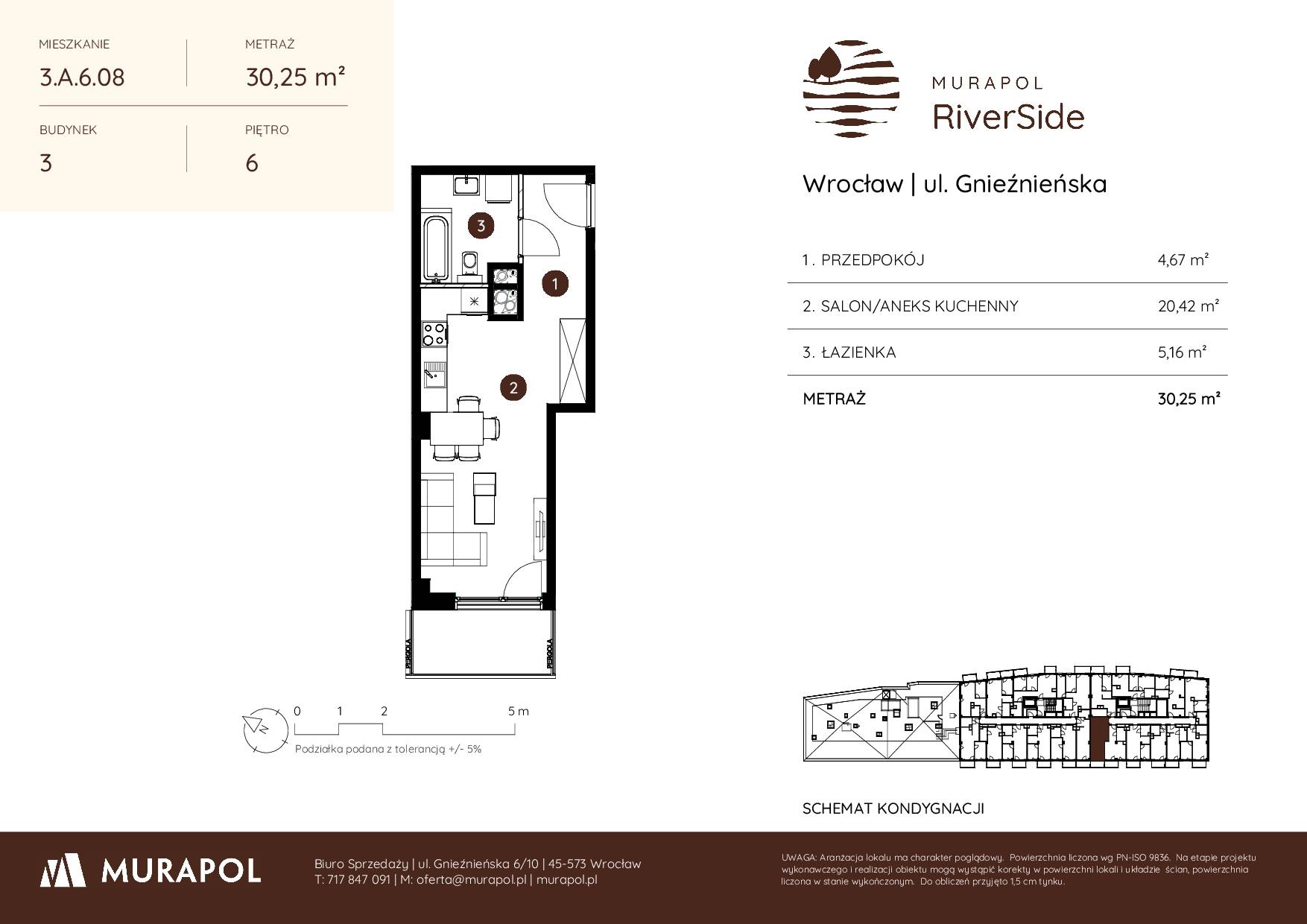 Murapol RiverSide – inwestycja Murapol - lokal 3.A.6.08, budynek A