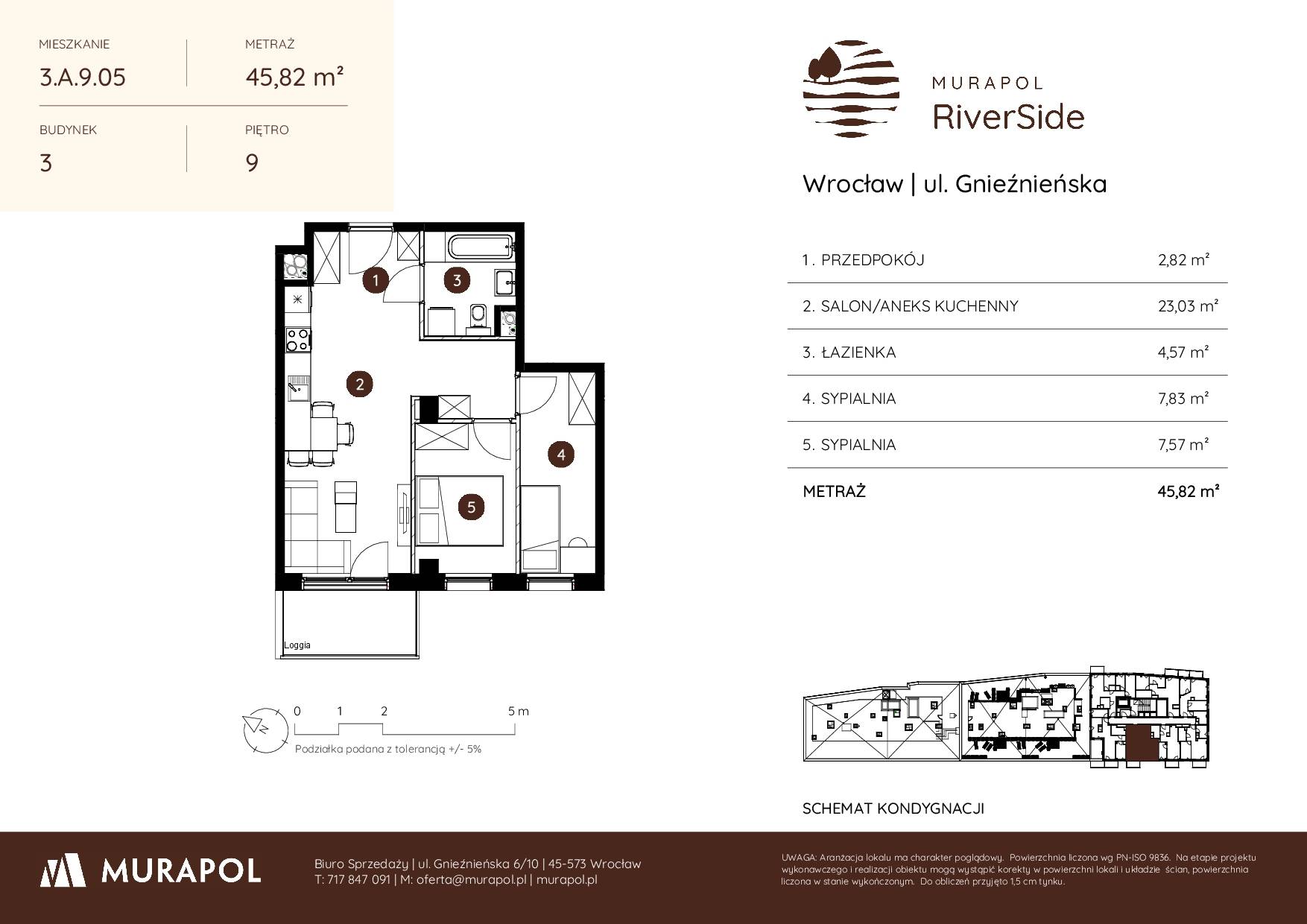 Murapol RiverSide – inwestycja Murapol - lokal 3.A.9.05, budynek A