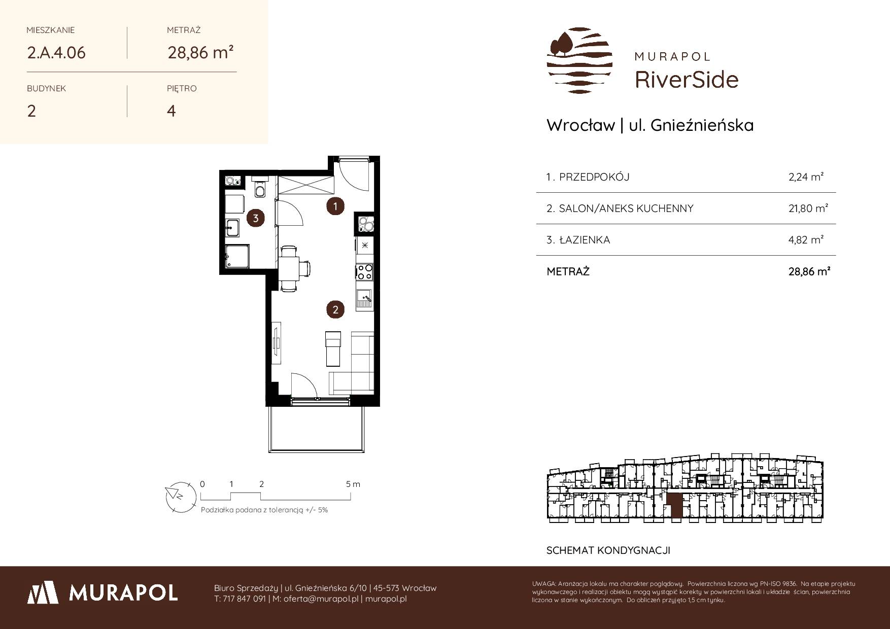 Murapol RiverSide – inwestycja Murapol - lokal 2.A.4.06, budynek A