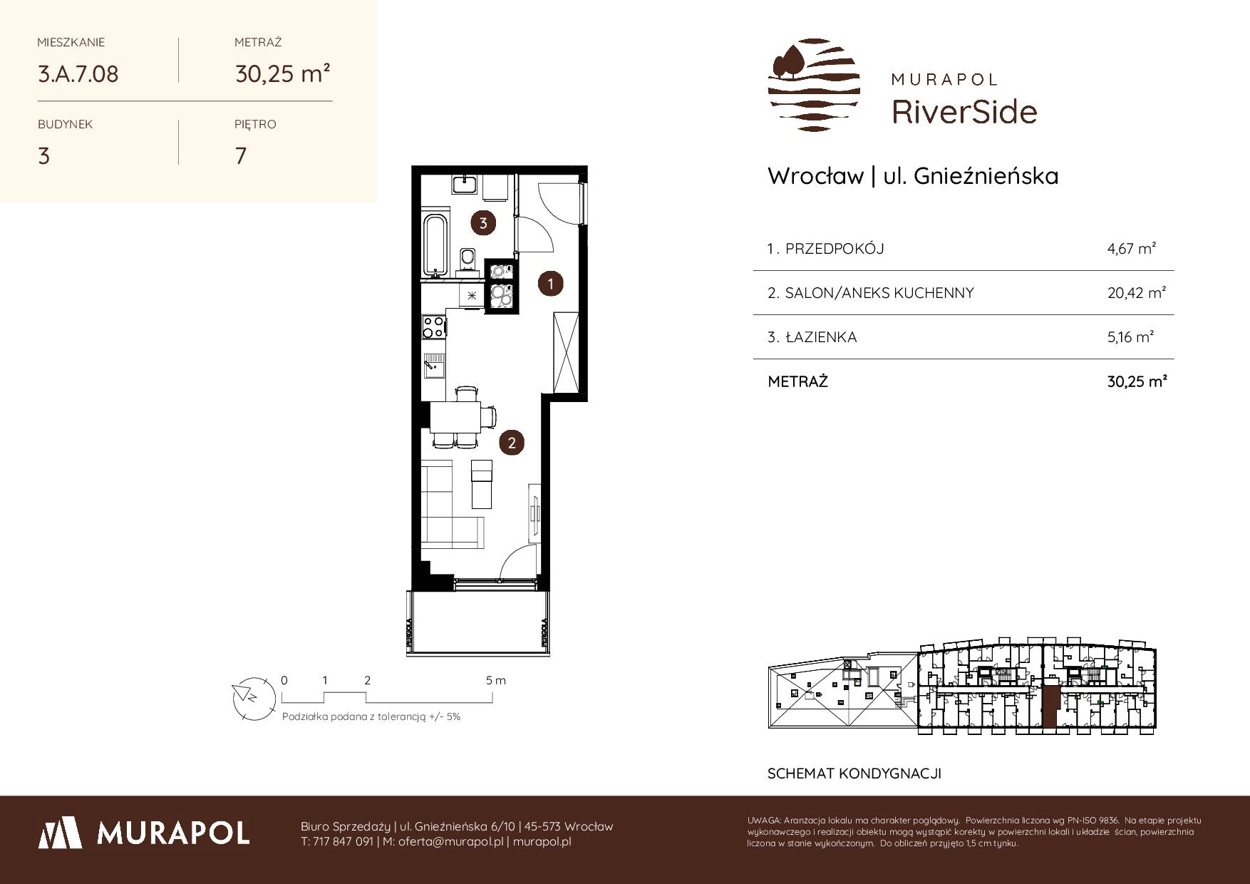 Murapol RiverSide – inwestycja Murapol - lokal 3.A.7.08, budynek A
