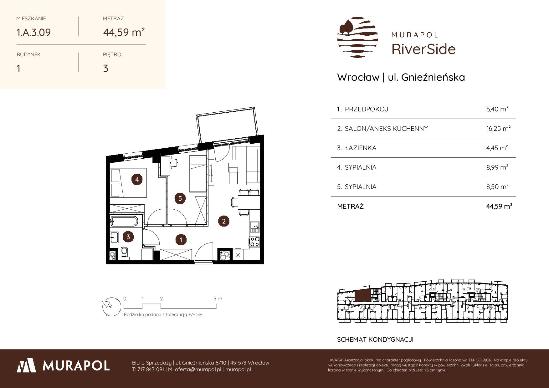 Murapol RiverSide – inwestycja Murapol - lokal 1.A.3.09, budynek A