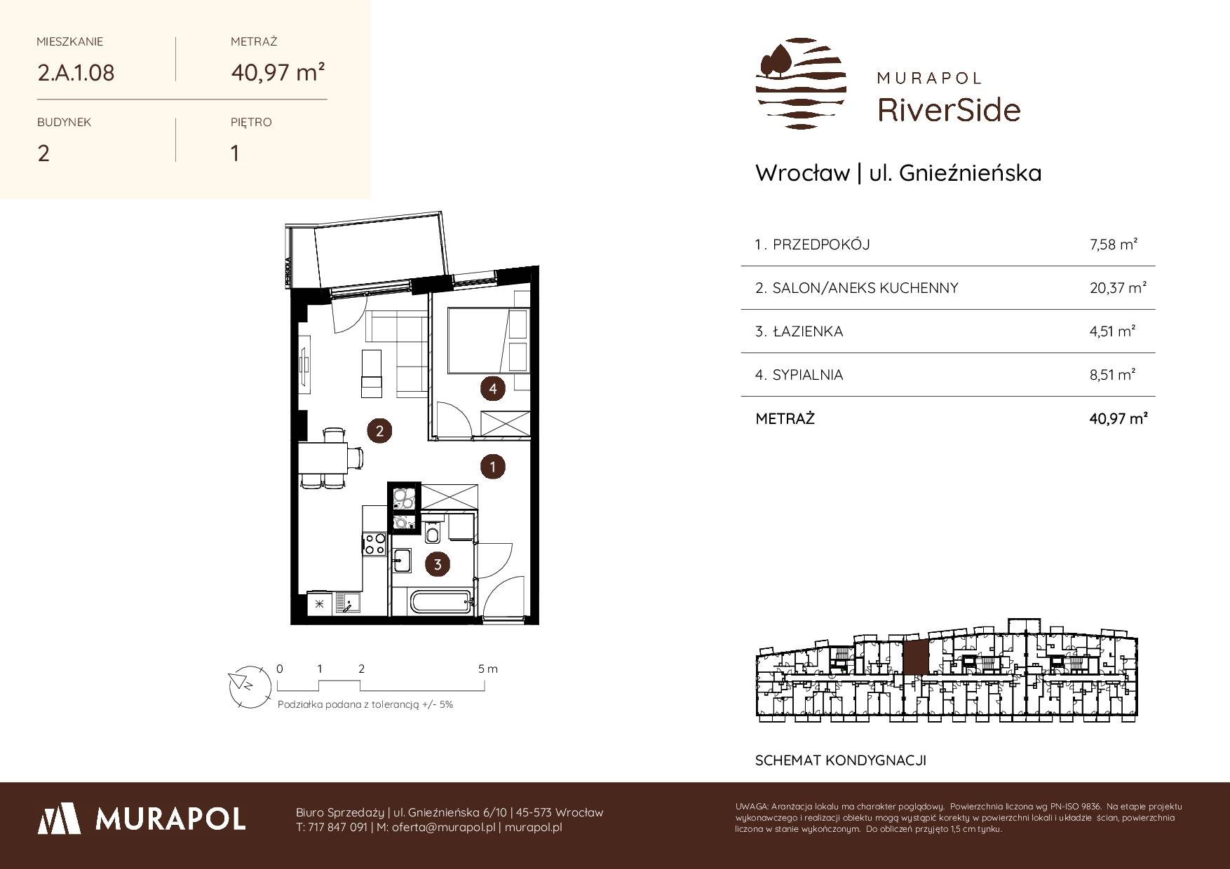 Murapol RiverSide – inwestycja Murapol - lokal 2.A.1.08, budynek A