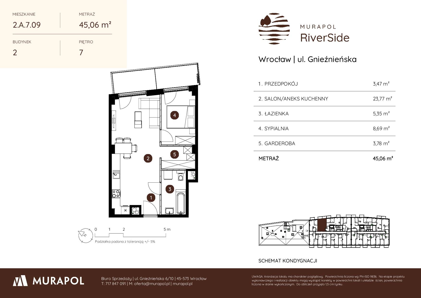Murapol RiverSide – inwestycja Murapol - lokal 2.A.7.09, budynek A