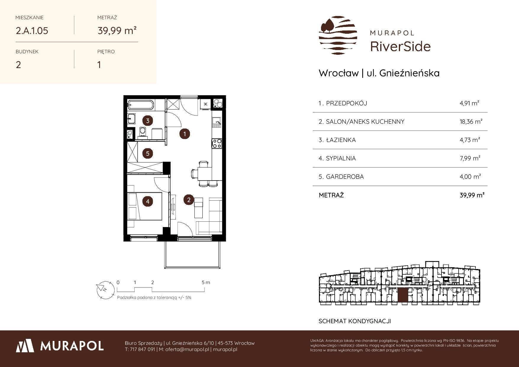 Murapol RiverSide – inwestycja Murapol - lokal 2.A.1.05, budynek A
