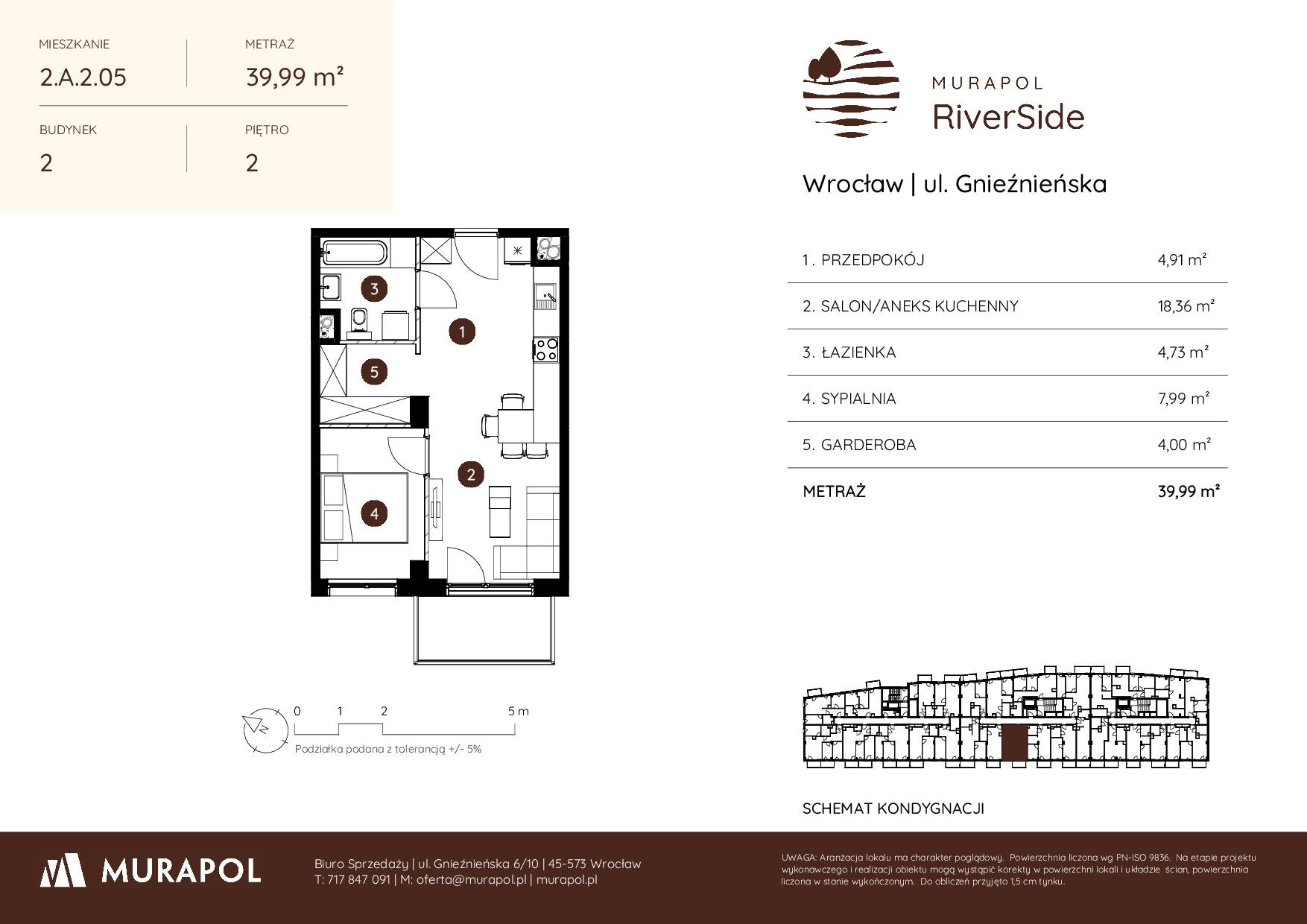 Murapol RiverSide – inwestycja Murapol - lokal 2.A.2.05, budynek A