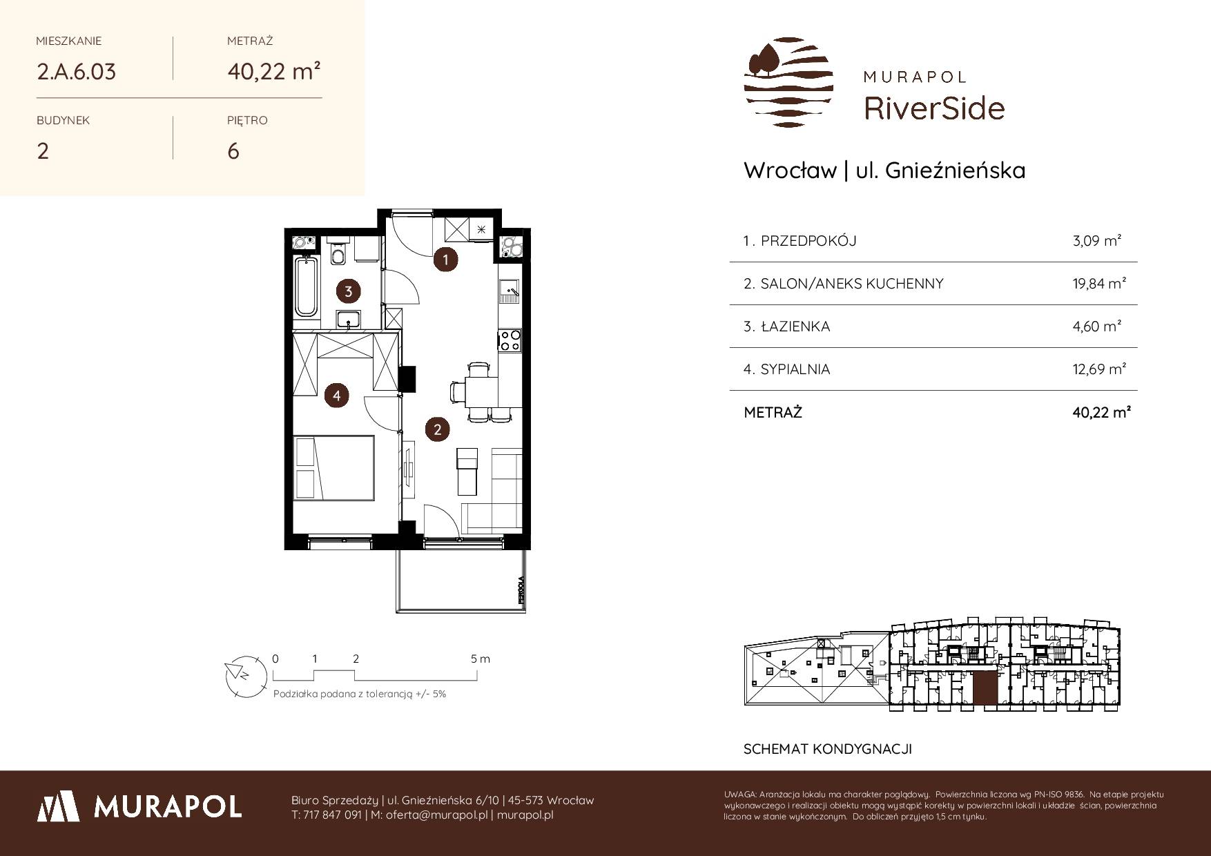 Murapol RiverSide – inwestycja Murapol - lokal 2.A.6.03, budynek A