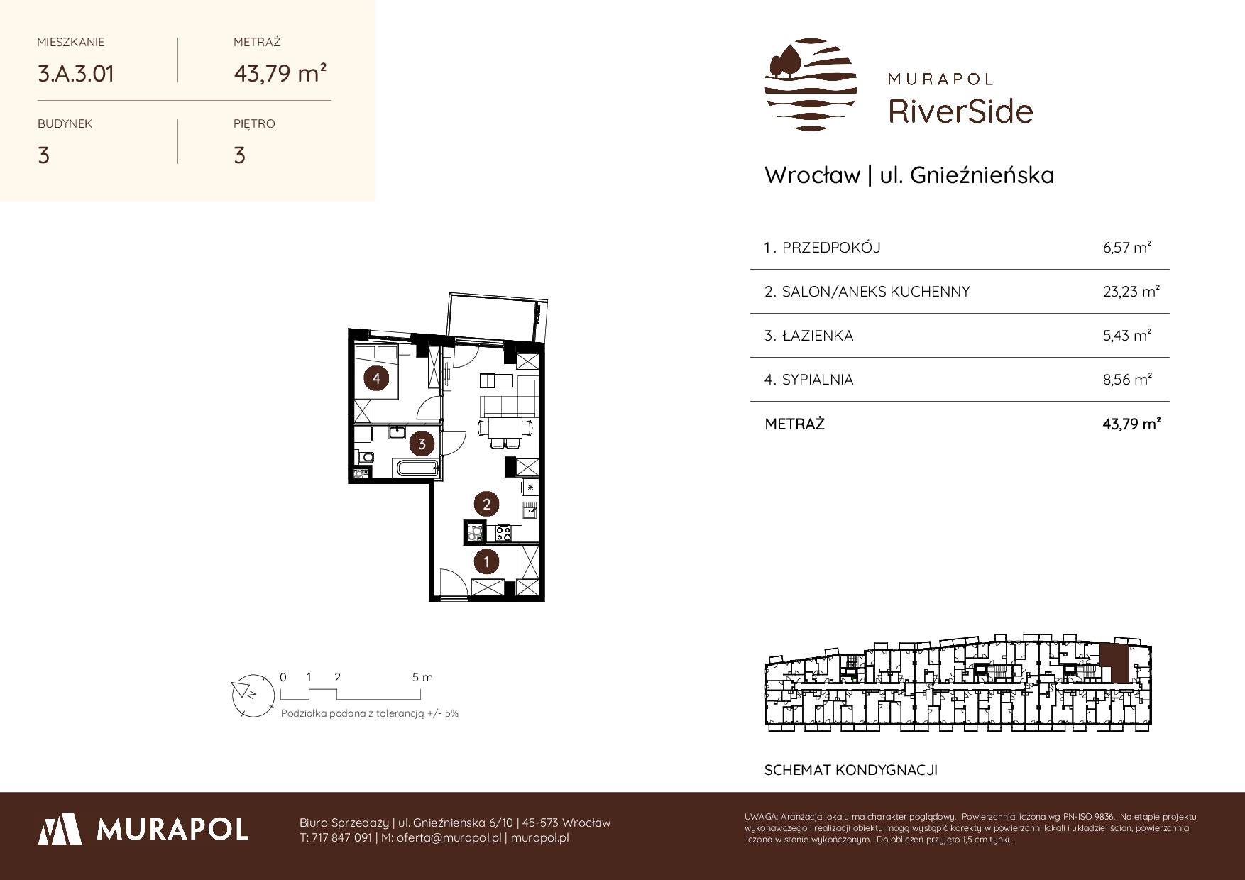 Murapol RiverSide – inwestycja Murapol - lokal 3.A.3.01, budynek A