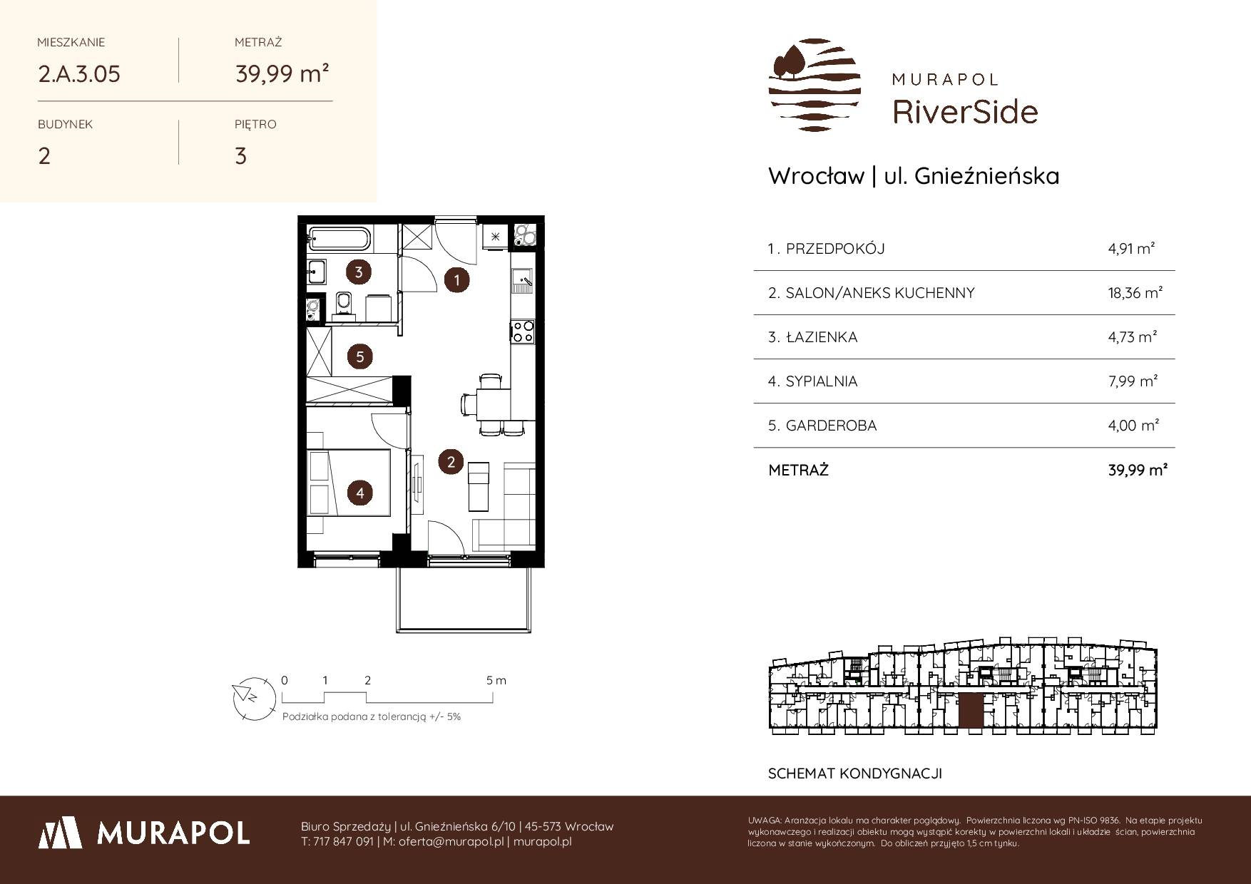 Murapol RiverSide – inwestycja Murapol - lokal 2.A.3.05, budynek A