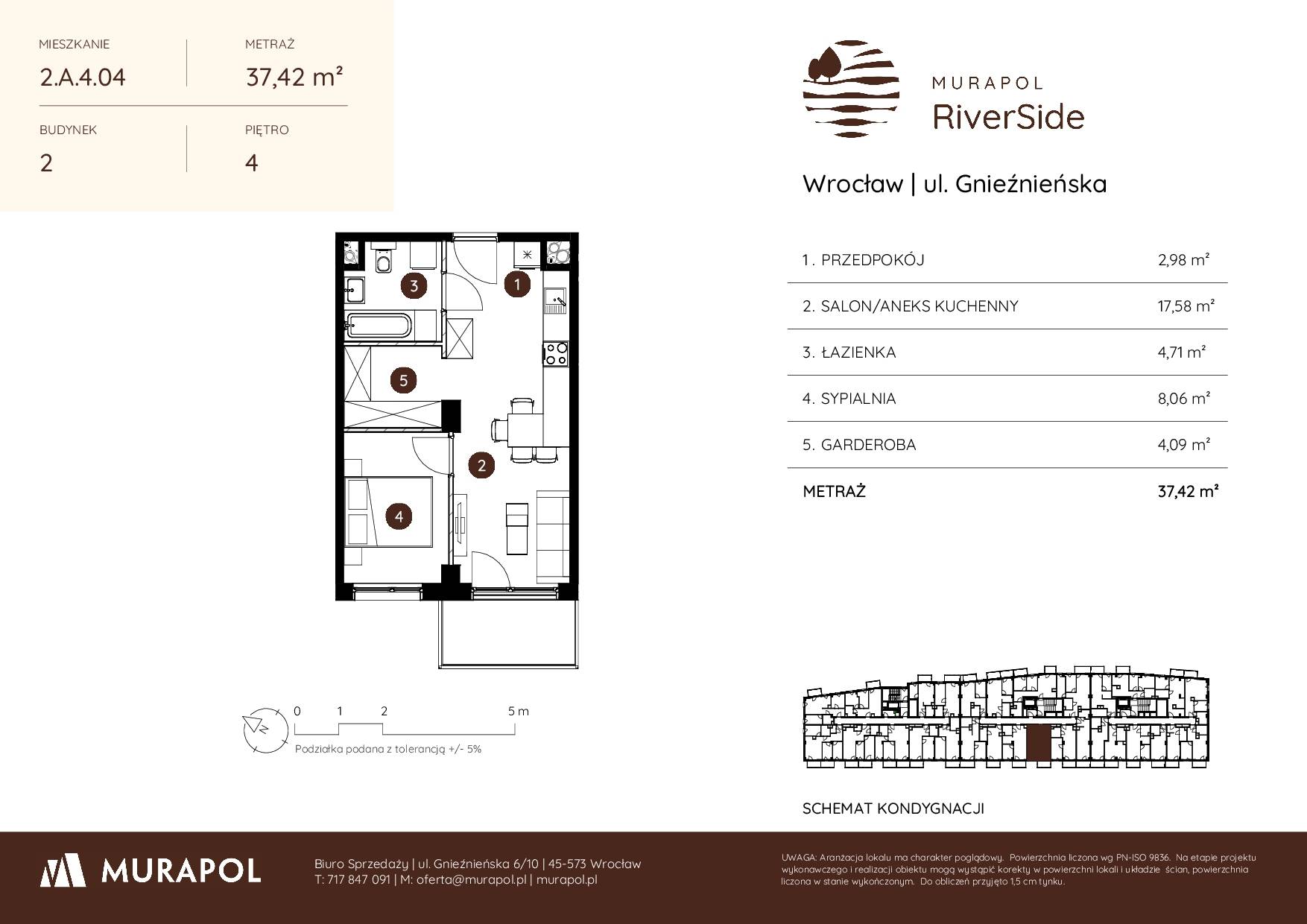 Murapol RiverSide – inwestycja Murapol - lokal 2.A.4.04, budynek A