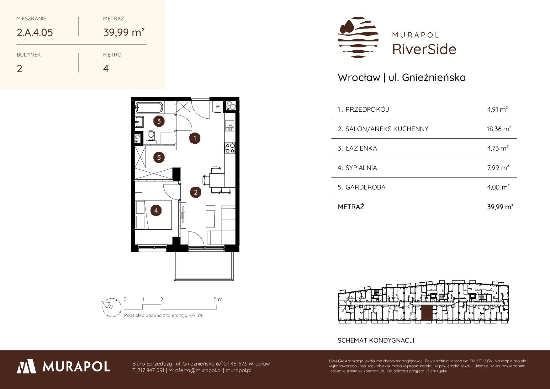 Murapol RiverSide – inwestycja Murapol - lokal 2.A.4.05, budynek A
