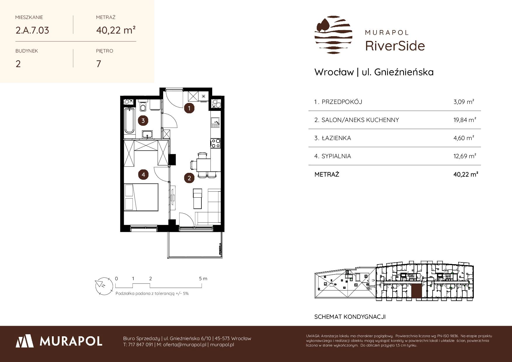 Murapol RiverSide – inwestycja Murapol - lokal 2.A.7.03, budynek A