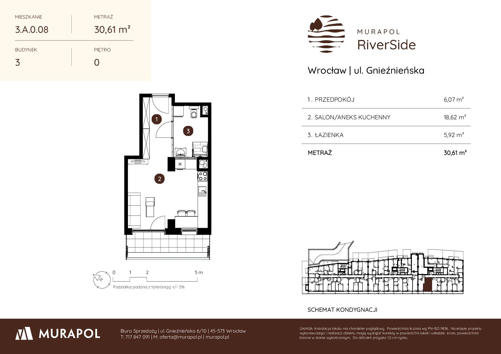 Murapol RiverSide – inwestycja Murapol - lokal 3.A.0.08, budynek A