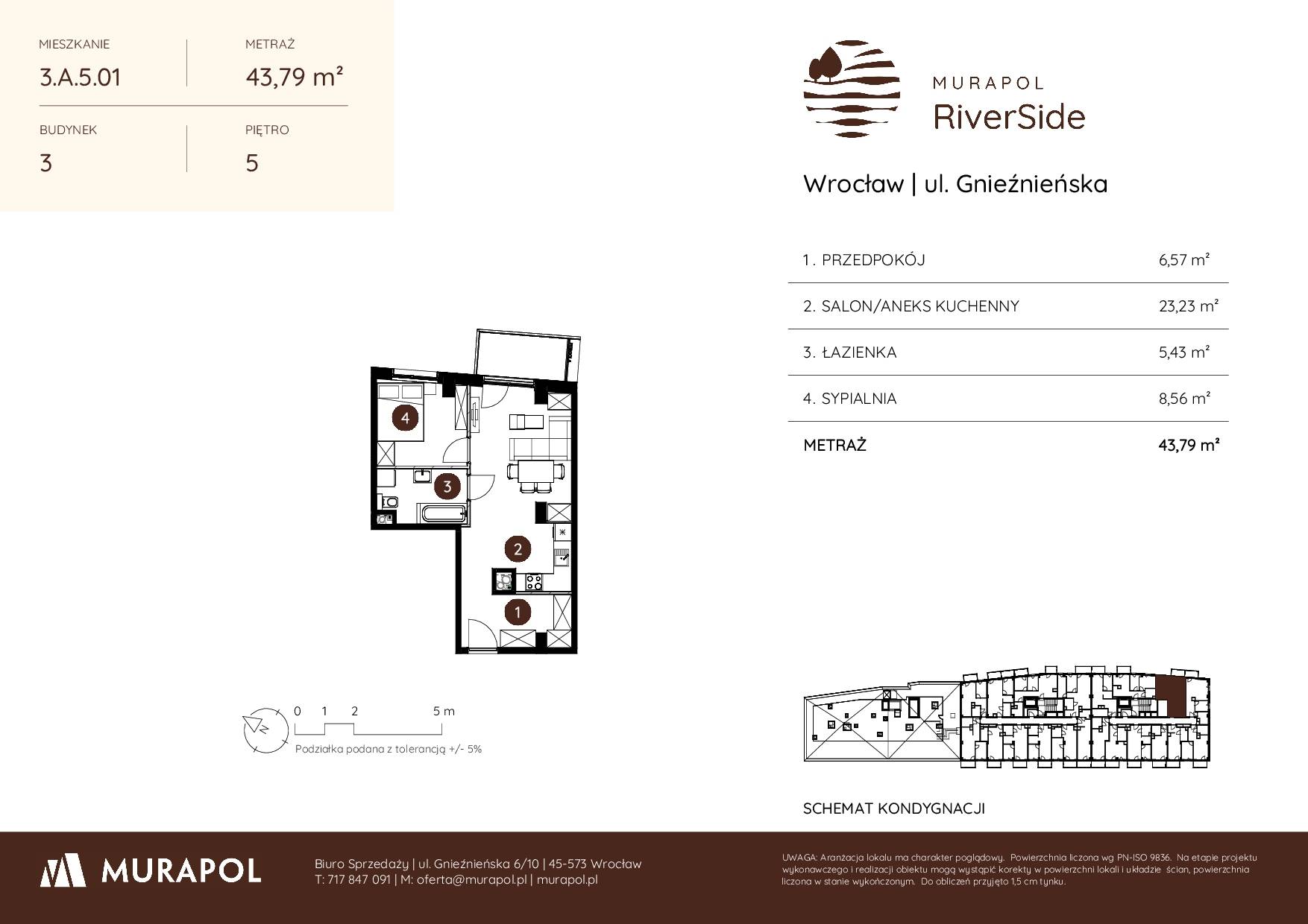 Murapol RiverSide – inwestycja Murapol - lokal 3.A.5.01, budynek A