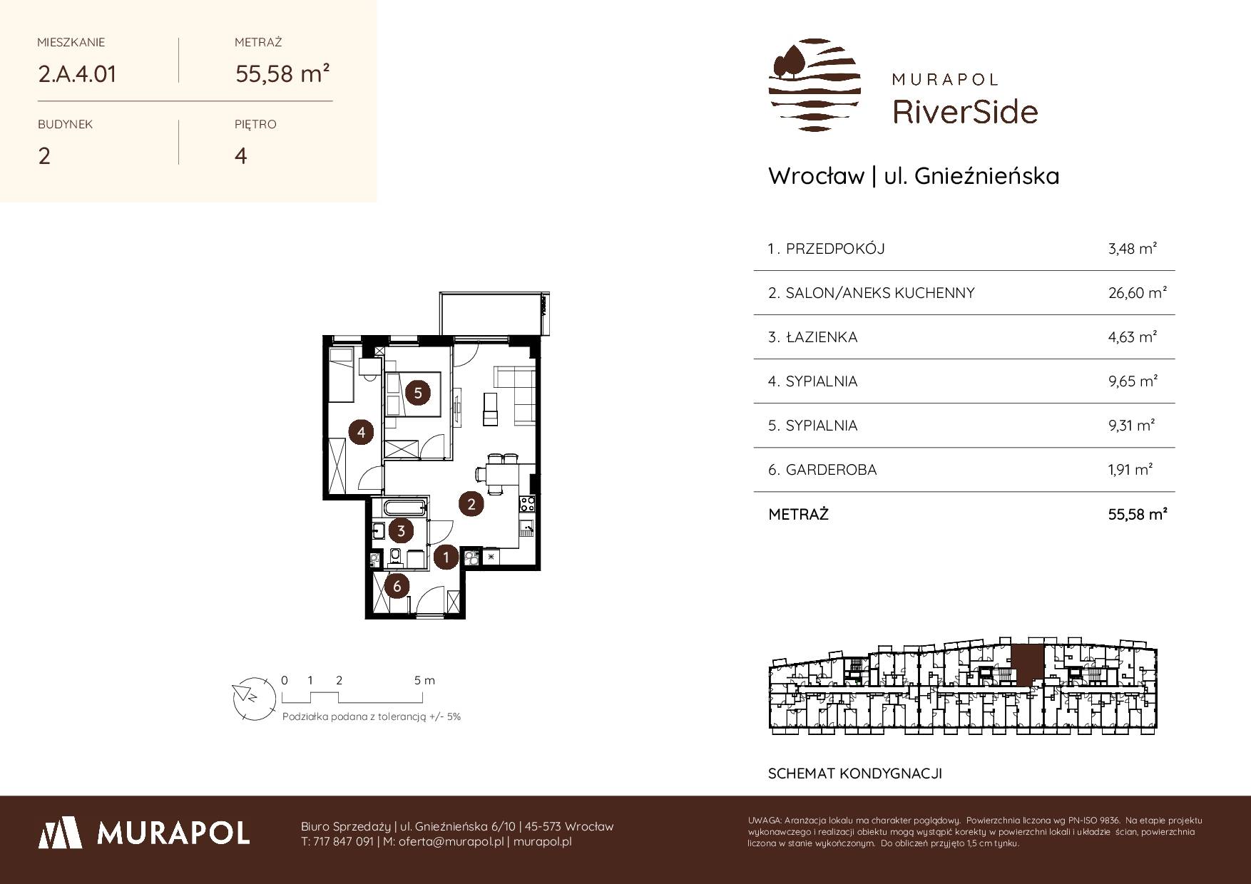 Murapol RiverSide – inwestycja Murapol - lokal 2.A.4.01, budynek A