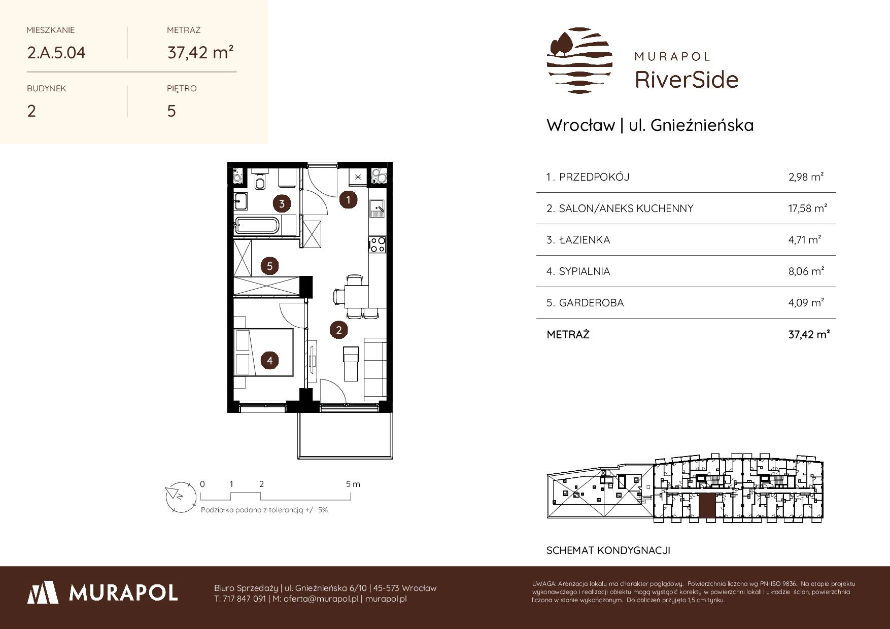 Murapol RiverSide – inwestycja Murapol - lokal 2.A.5.04, budynek A