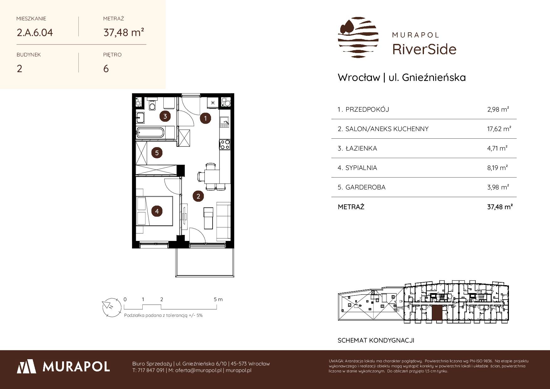 Murapol RiverSide – inwestycja Murapol - lokal 2.A.6.04, budynek A