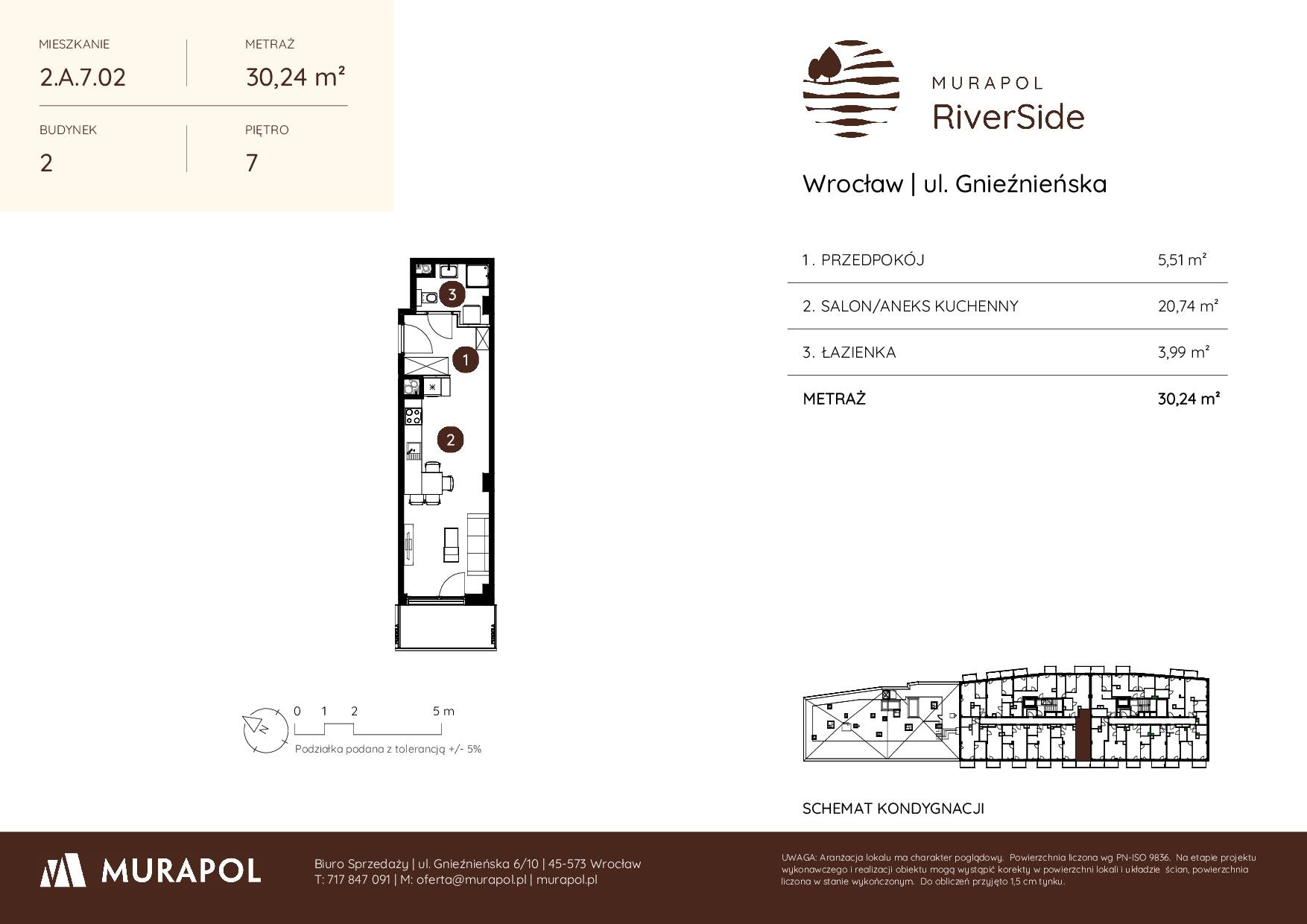 Murapol RiverSide – inwestycja Murapol - lokal 2.A.7.02, budynek A
