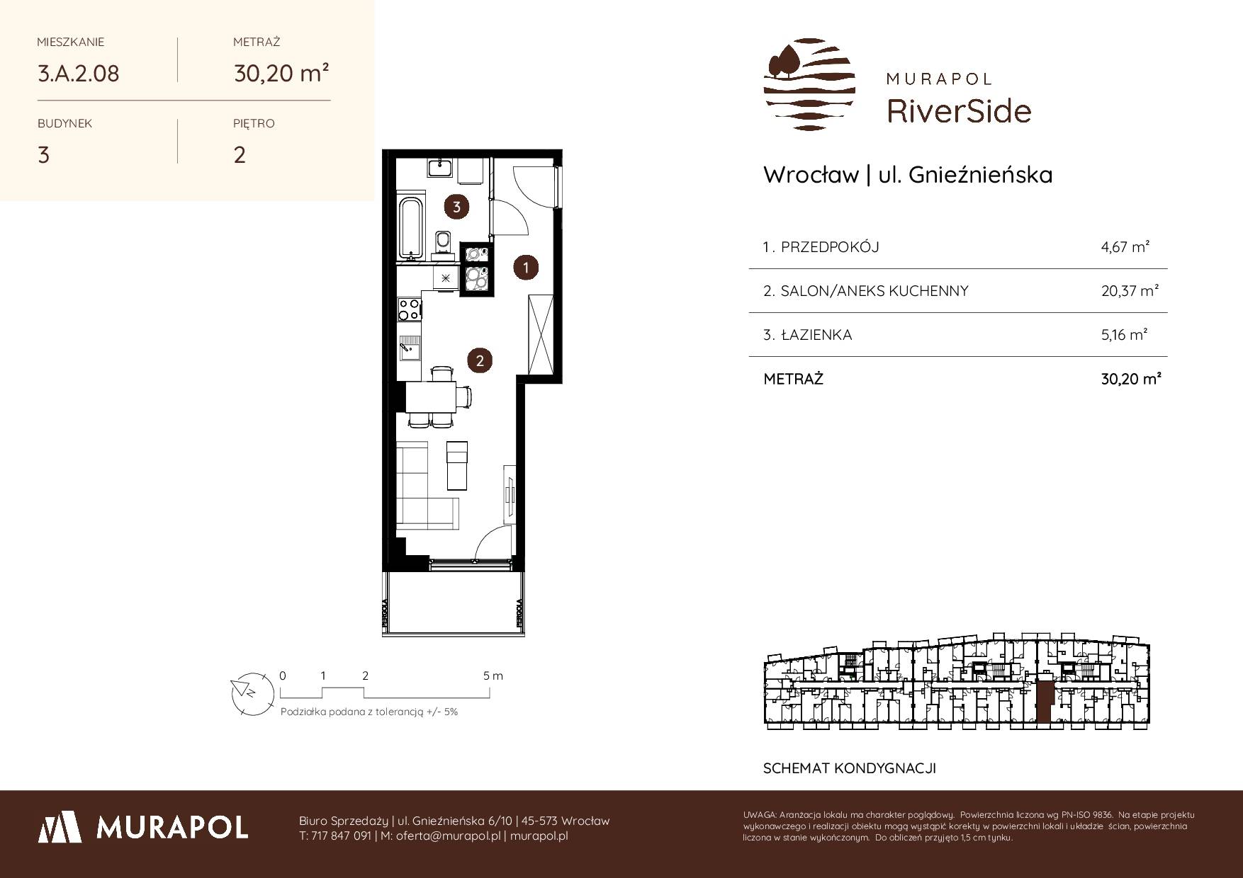 Murapol RiverSide – inwestycja Murapol - lokal 3.A.2.08, budynek A